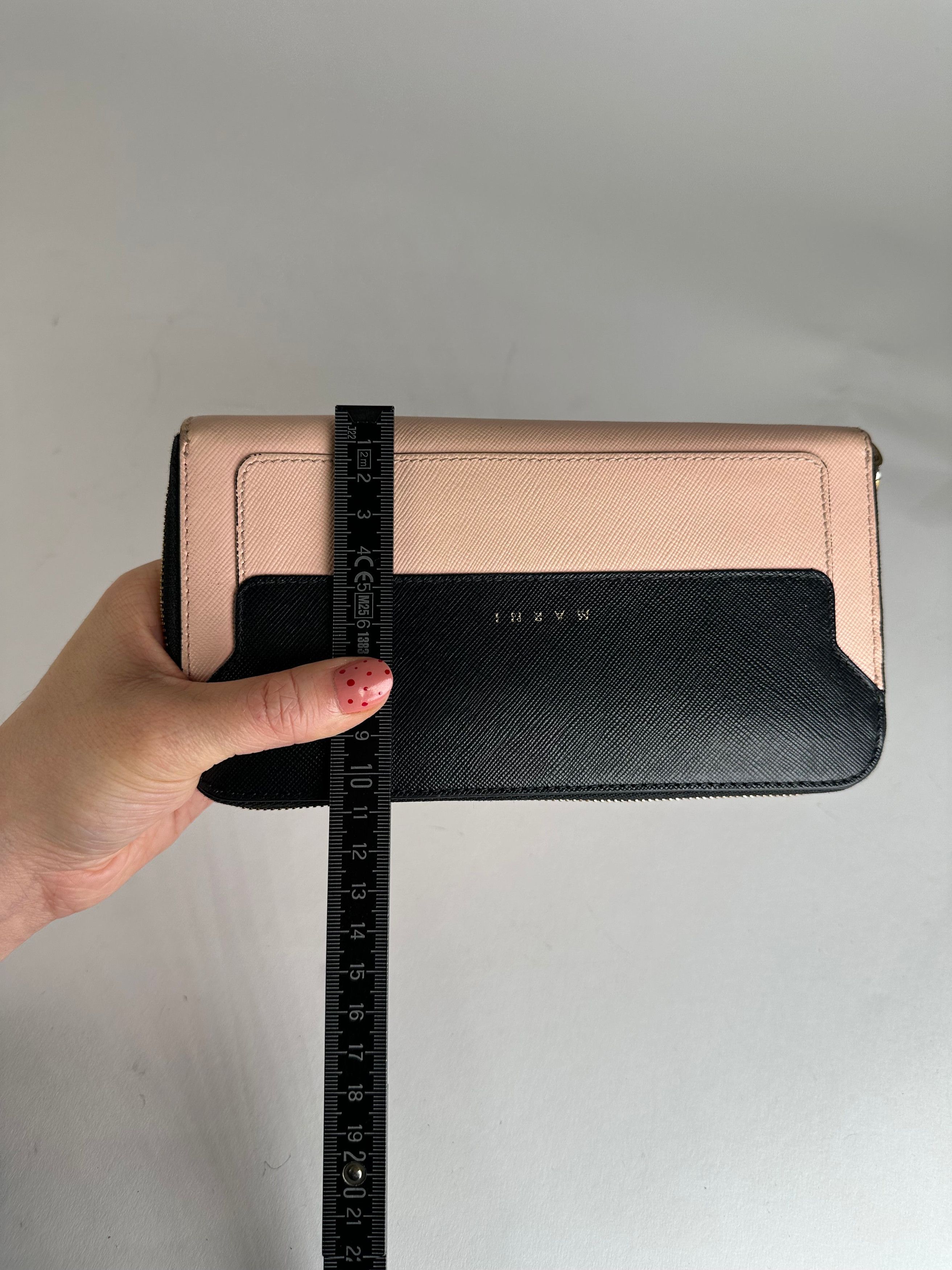 Marni Vintage Leather Wallet Rose Black Size ONE SIZE - 7 Thumbnail