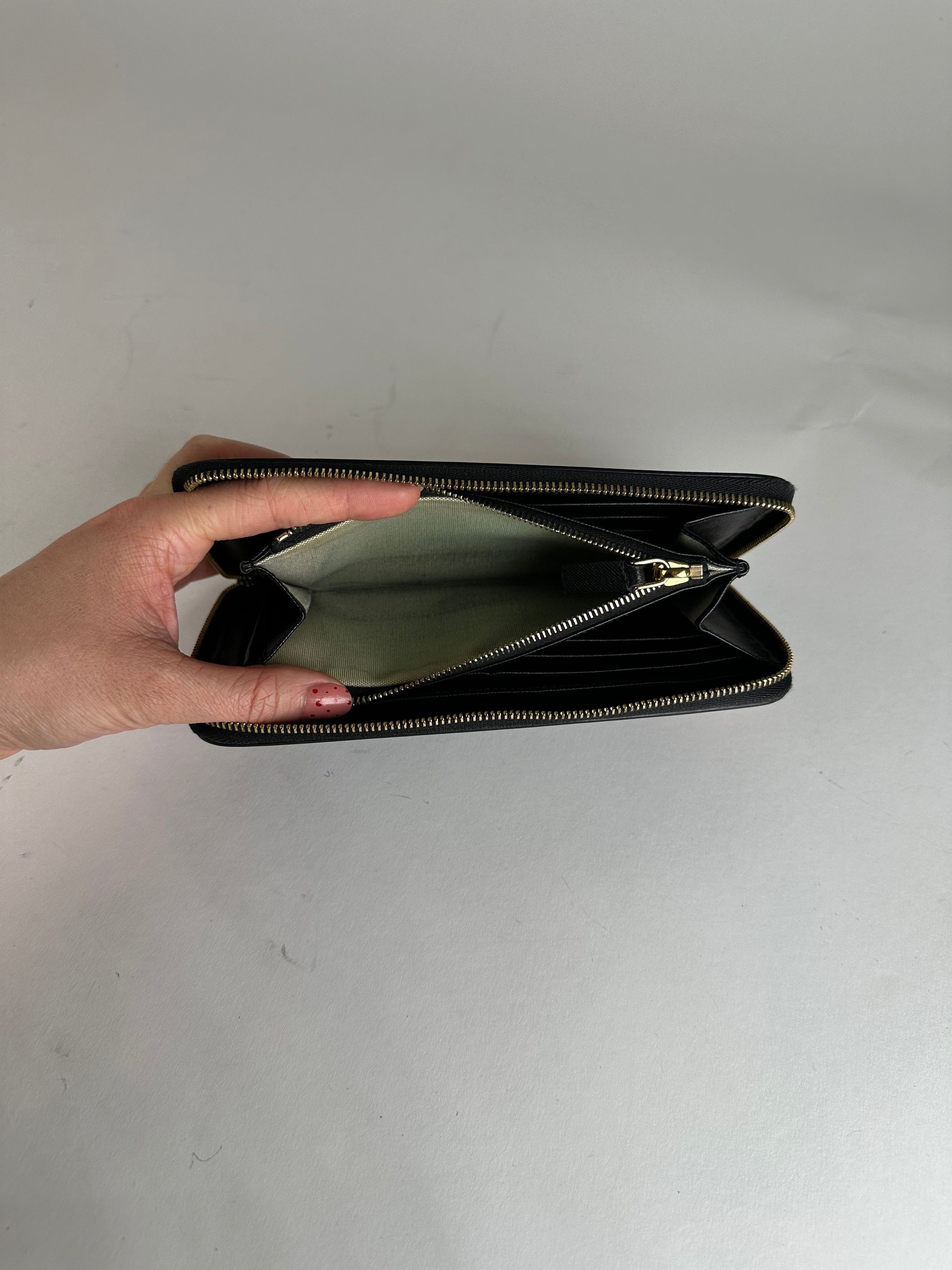 Marni Vintage Leather Wallet Rose Black Size ONE SIZE - 5 Thumbnail