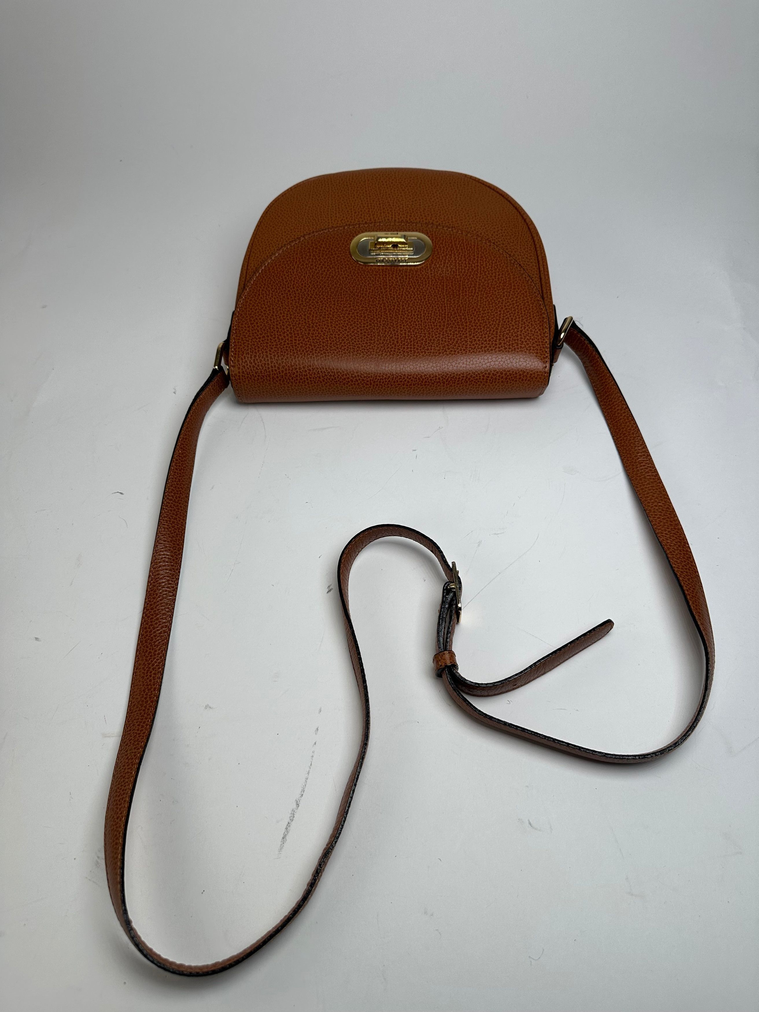 Courreges Vintage Leather Shoulder Bag Brown Size ONE SIZE - 4 Thumbnail