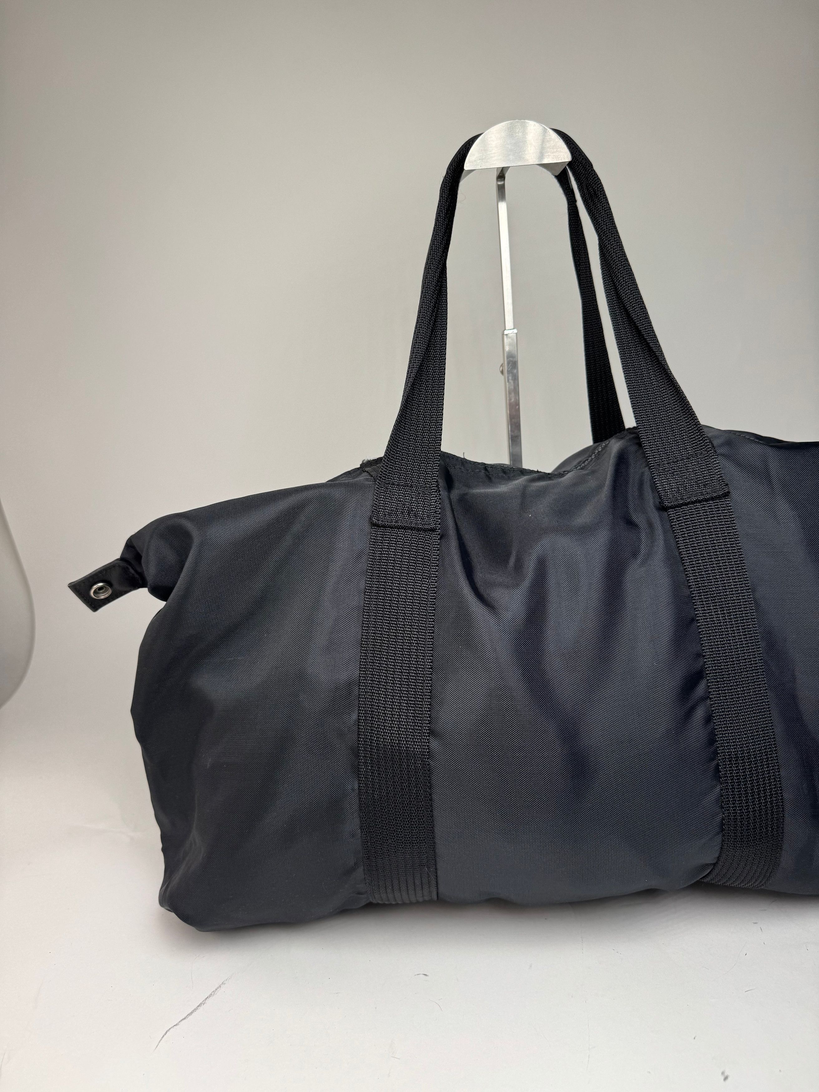 Courreges Vintage Polyester Duffel Bag Black Size ONE SIZE - 9 Thumbnail