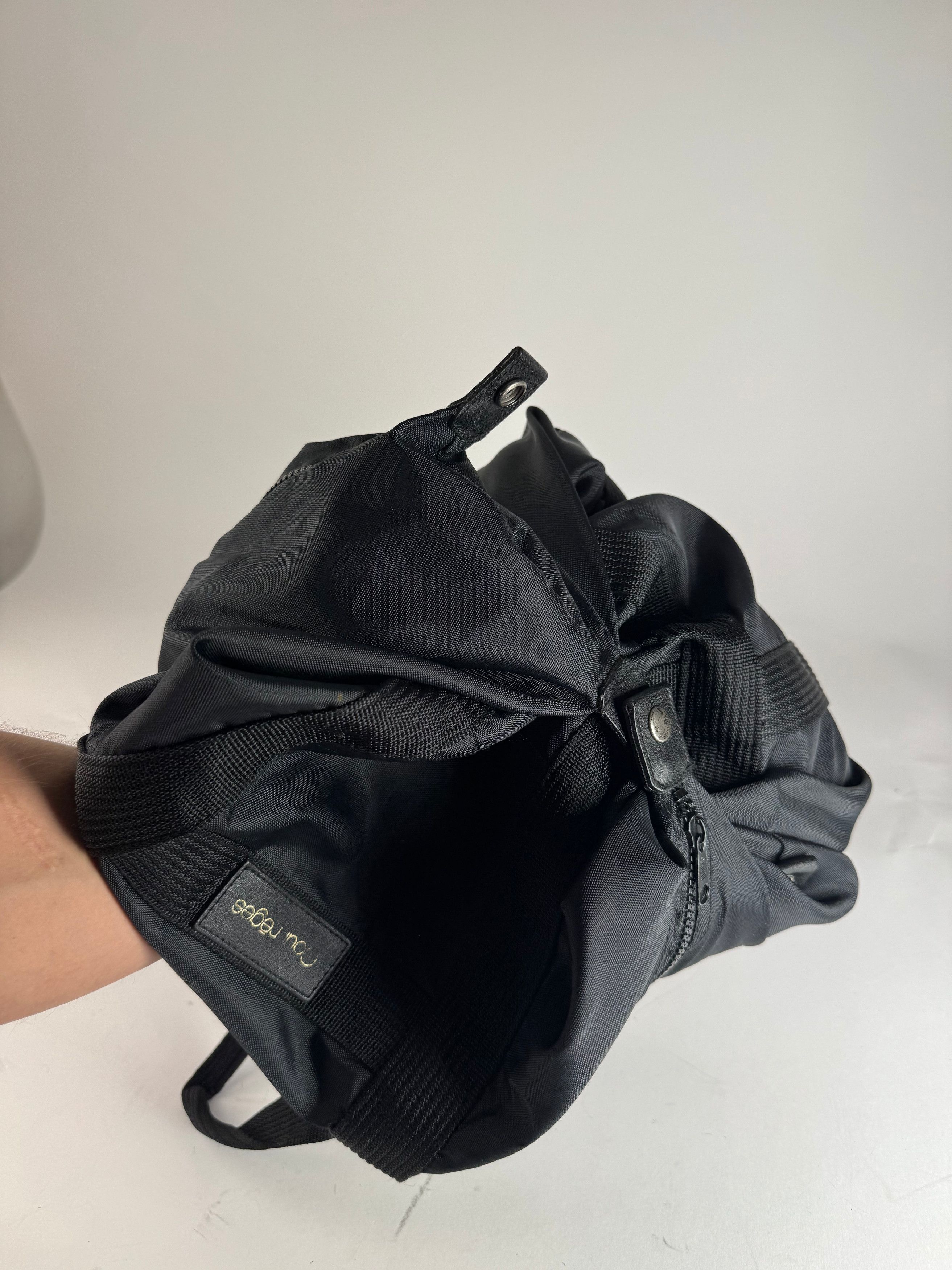 Courreges Vintage Polyester Duffel Bag Black Size ONE SIZE - 13 Thumbnail