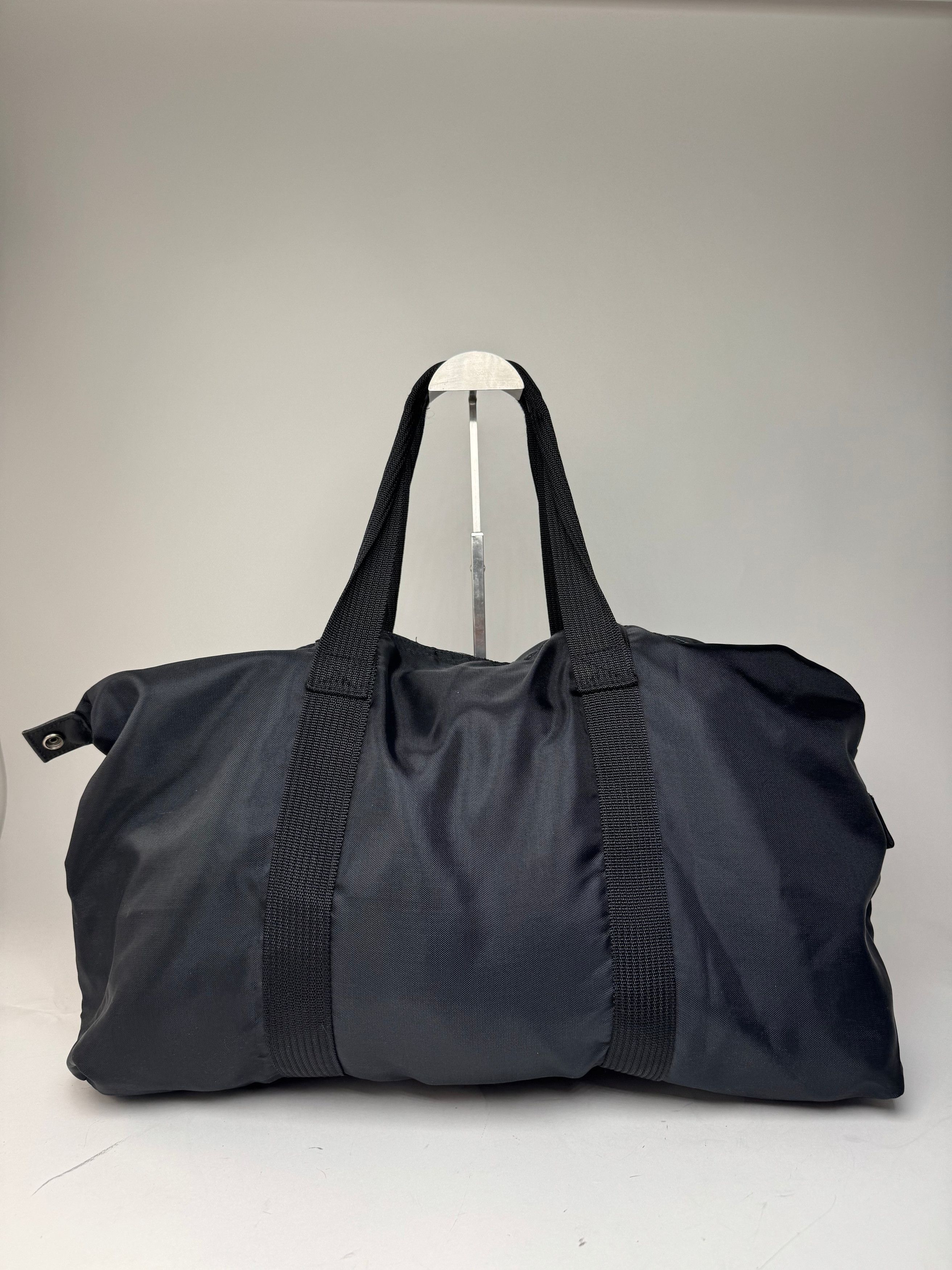 Courreges Vintage Polyester Duffel Bag Black Size ONE SIZE - 2 Thumbnail