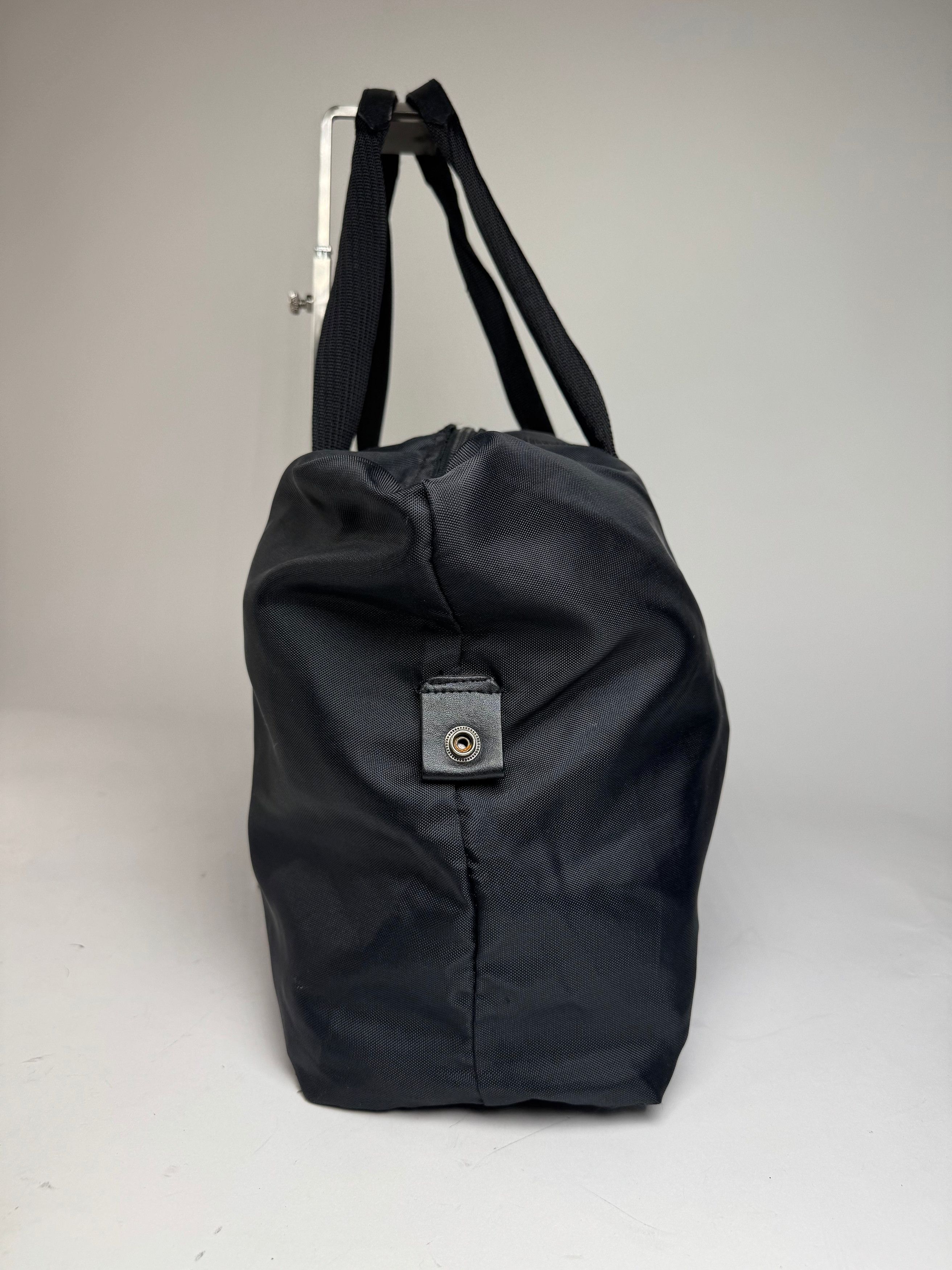 Courreges Vintage Polyester Duffel Bag Black Size ONE SIZE - 6 Thumbnail