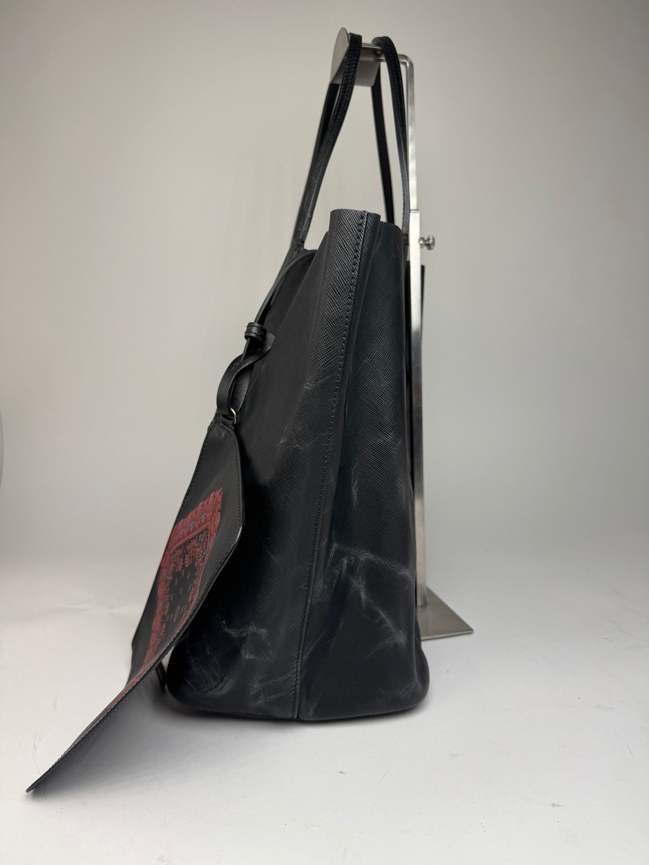 Givenchy Vintage Antigona Leather Tote Bag Black Abstract Size ONE SIZE - 10 Thumbnail