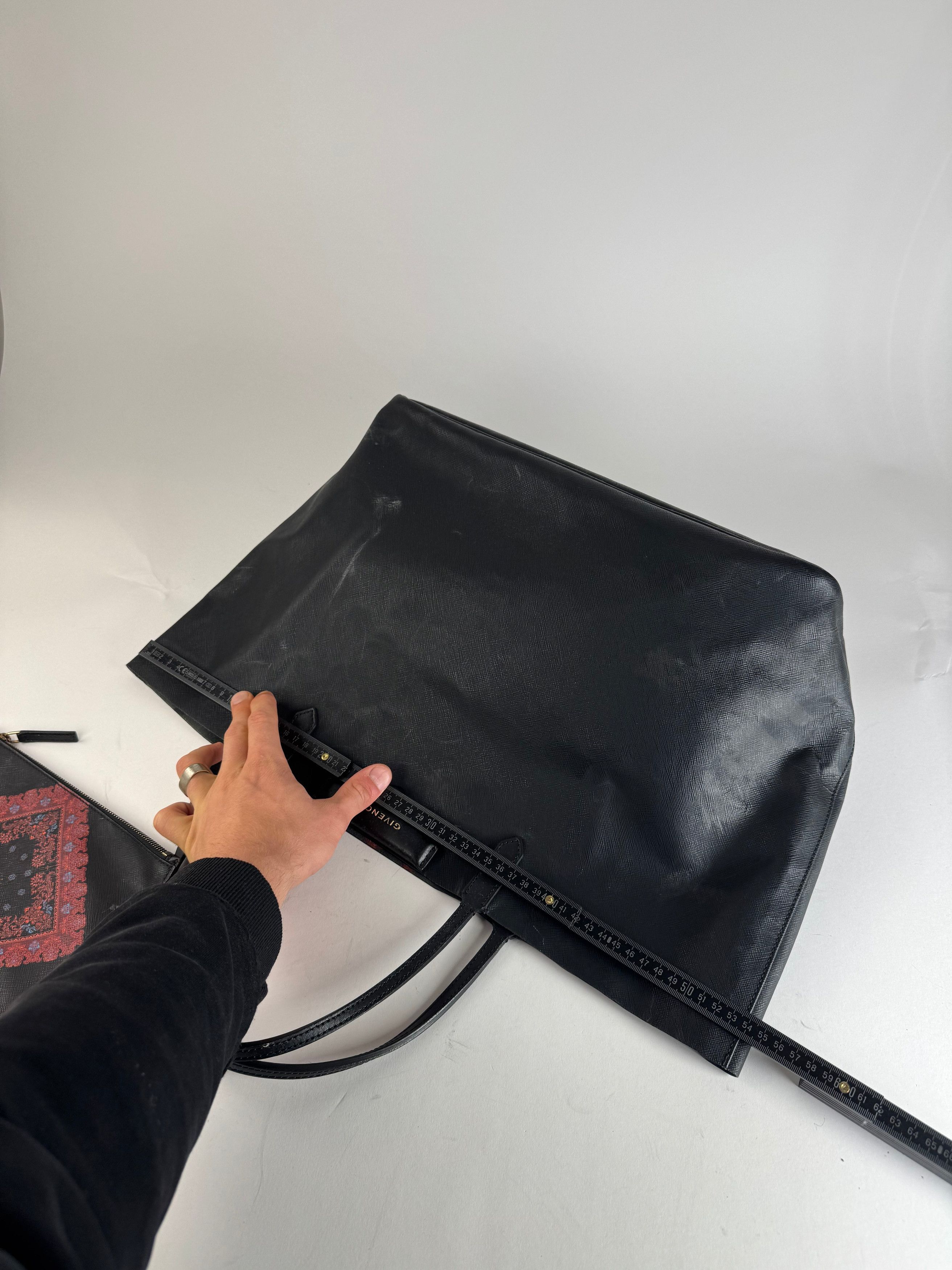 Givenchy Vintage Antigona Leather Tote Bag Black Abstract Size ONE SIZE - 12 Thumbnail