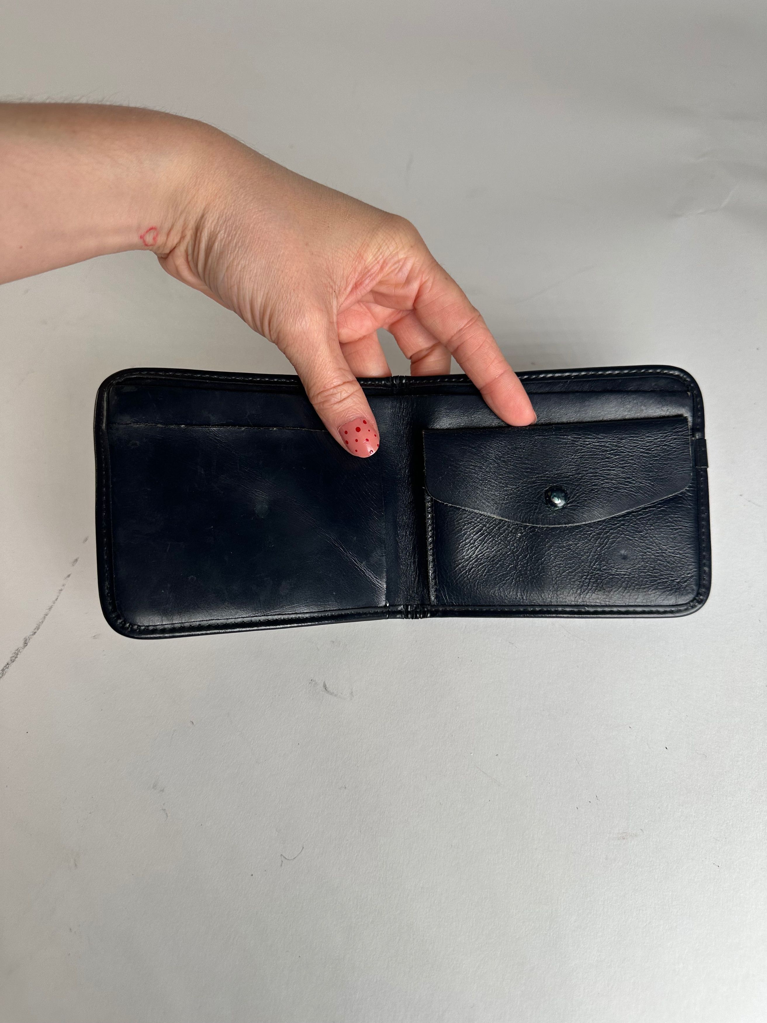 Dior Vintage Oblique Monogram Wallet Beige Navy Size ONE SIZE - 5 Thumbnail