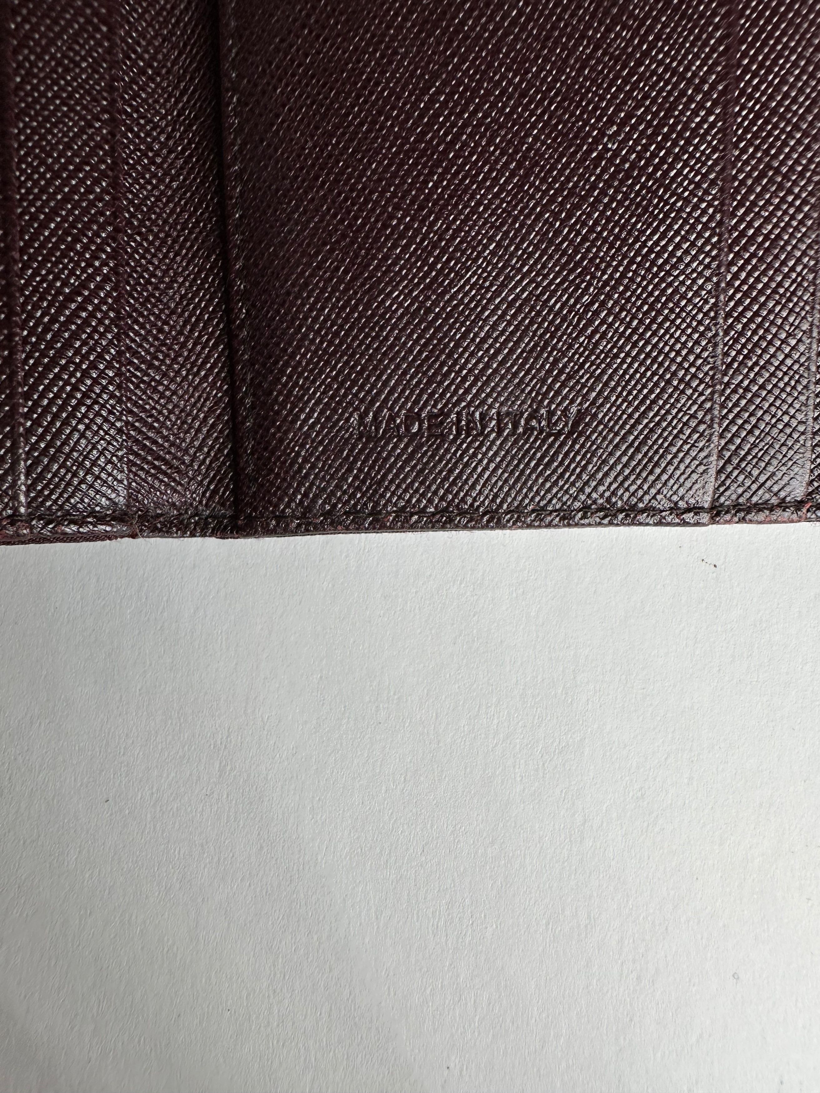 Prada Vintage Triangle Logo Polyester/Leather Wallet Purple Size ONE SIZE - 5 Thumbnail