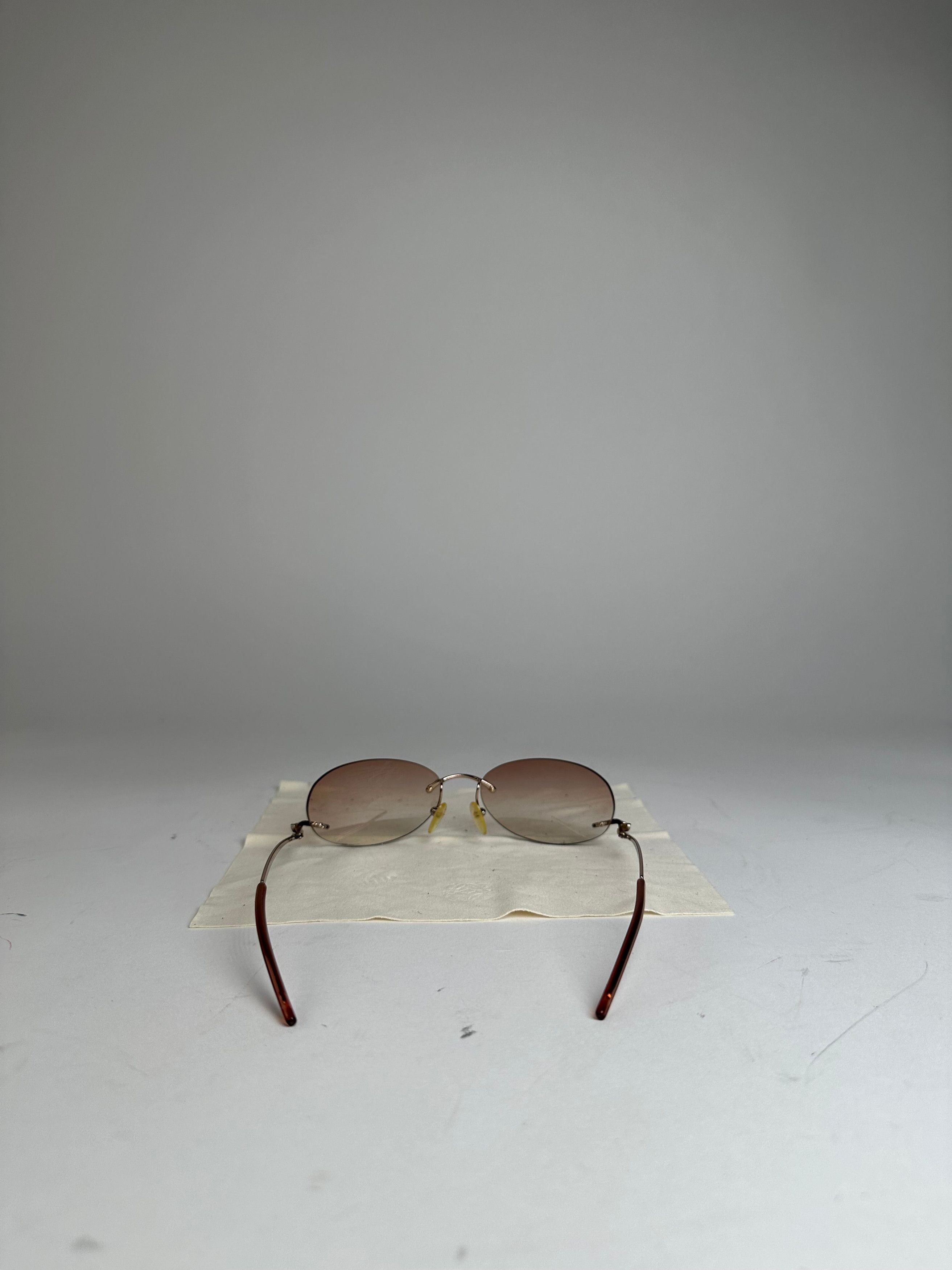 Loewe Vintage Madrid Rimless Sunglasses Purple Silver Size ONE SIZE - 5 Thumbnail