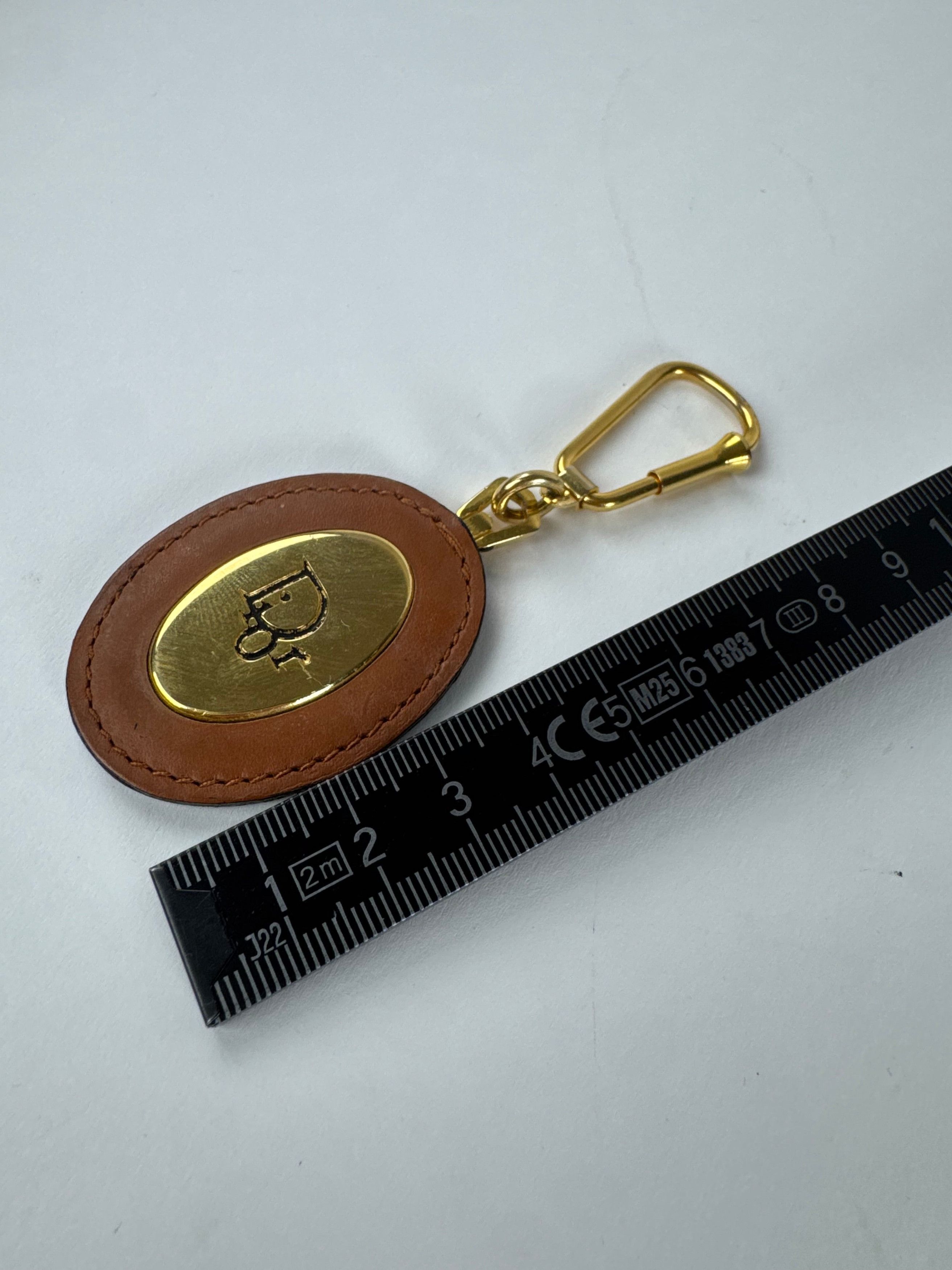 Dior Vintage Keychain Brown Gold Size ONE SIZE - 5 Thumbnail