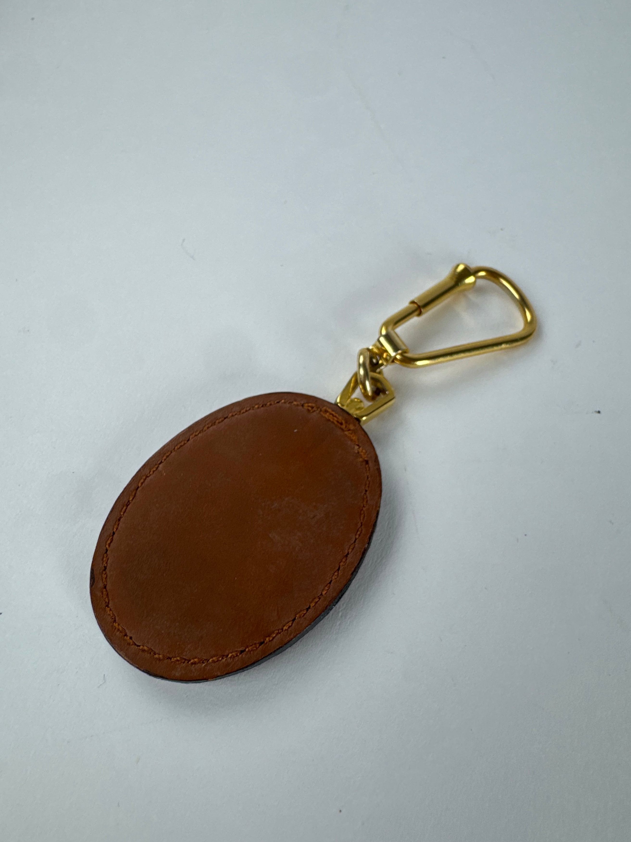 Dior Vintage Keychain Brown Gold Size ONE SIZE - 2 Thumbnail