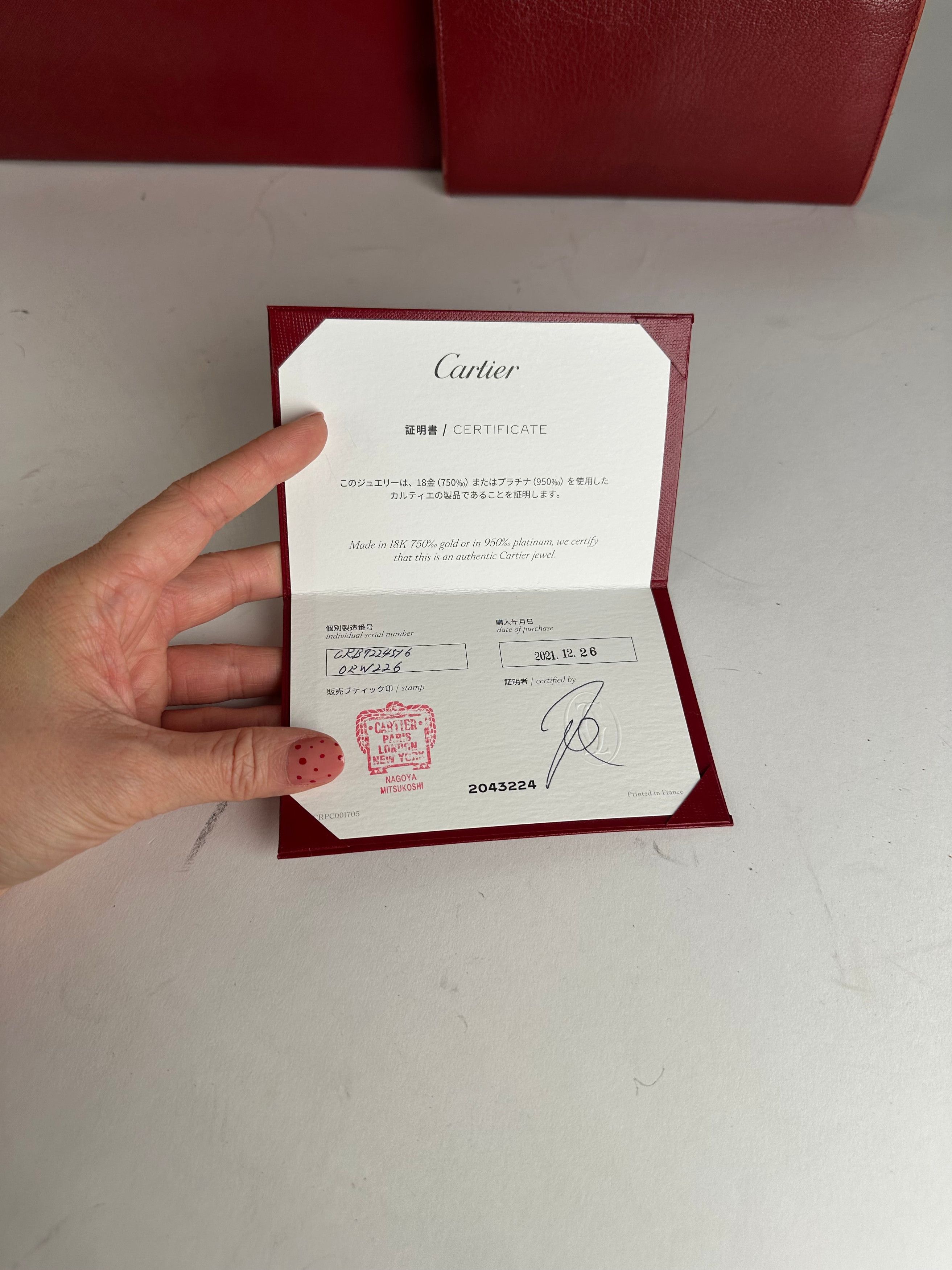 Cartier Vintage Leather Wallet Red Size ONE SIZE - 4 Thumbnail
