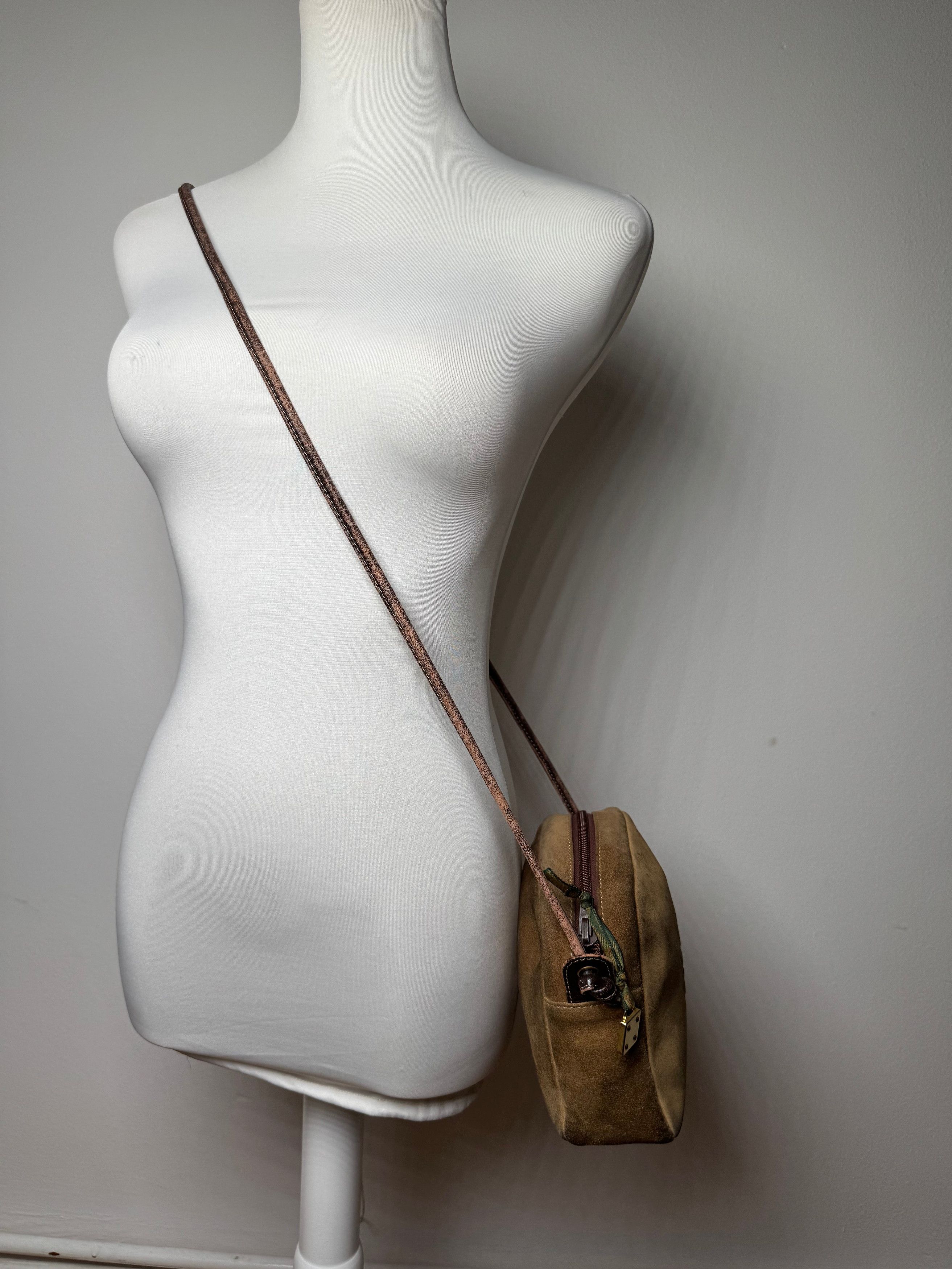 Loewe Vintage Crossbody Leather Bag Brown Size ONE SIZE - 3 Thumbnail