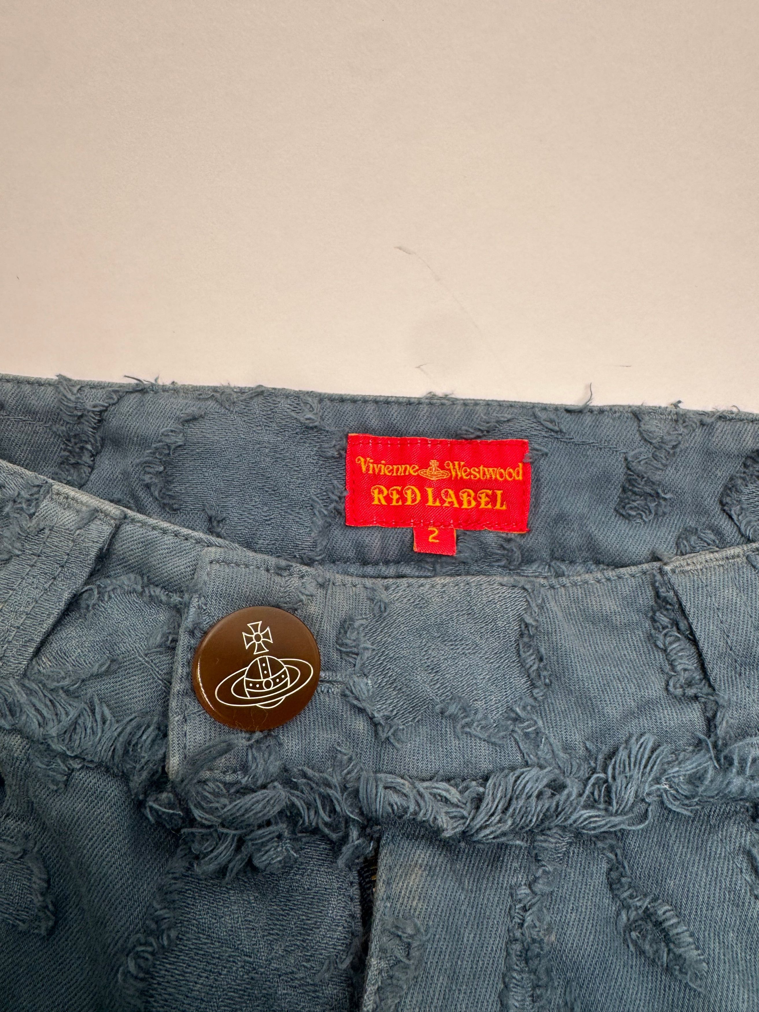 Vivienne Westwood Vintage Abstract 3/4 Pants Navy M Size 27" / US 4 / IT 40 - 5 Thumbnail
