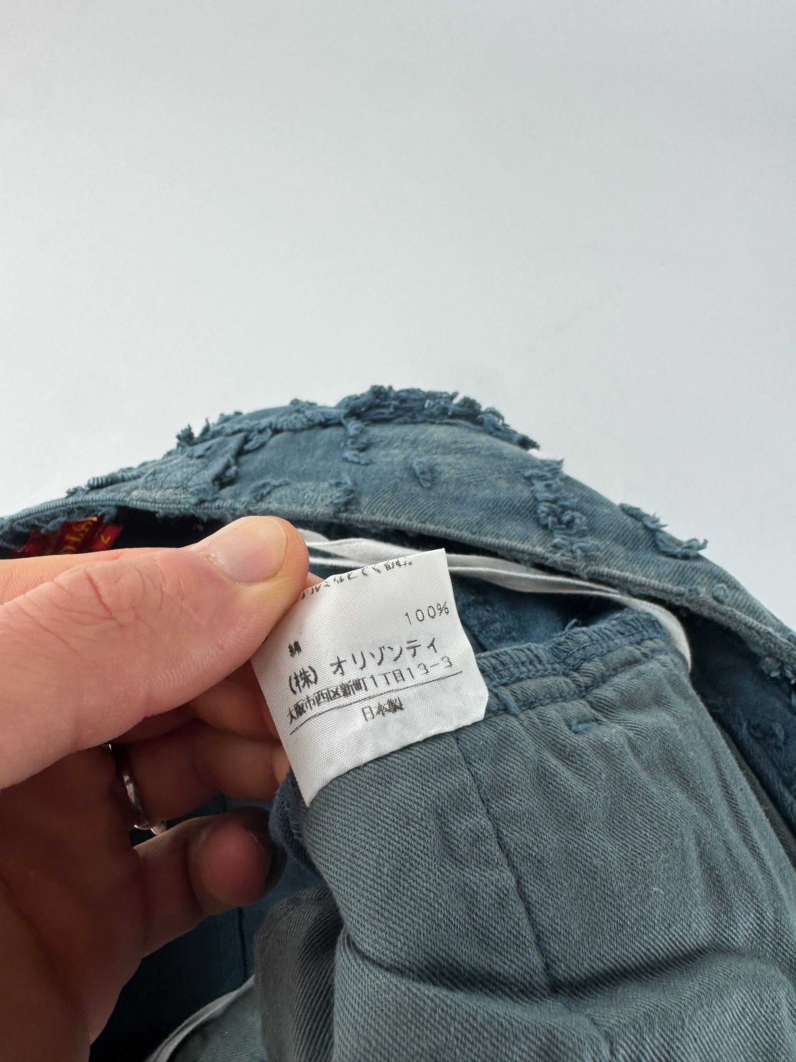 Vivienne Westwood Vintage Abstract 3/4 Pants Navy M Size 27" / US 4 / IT 40 - 13 Thumbnail