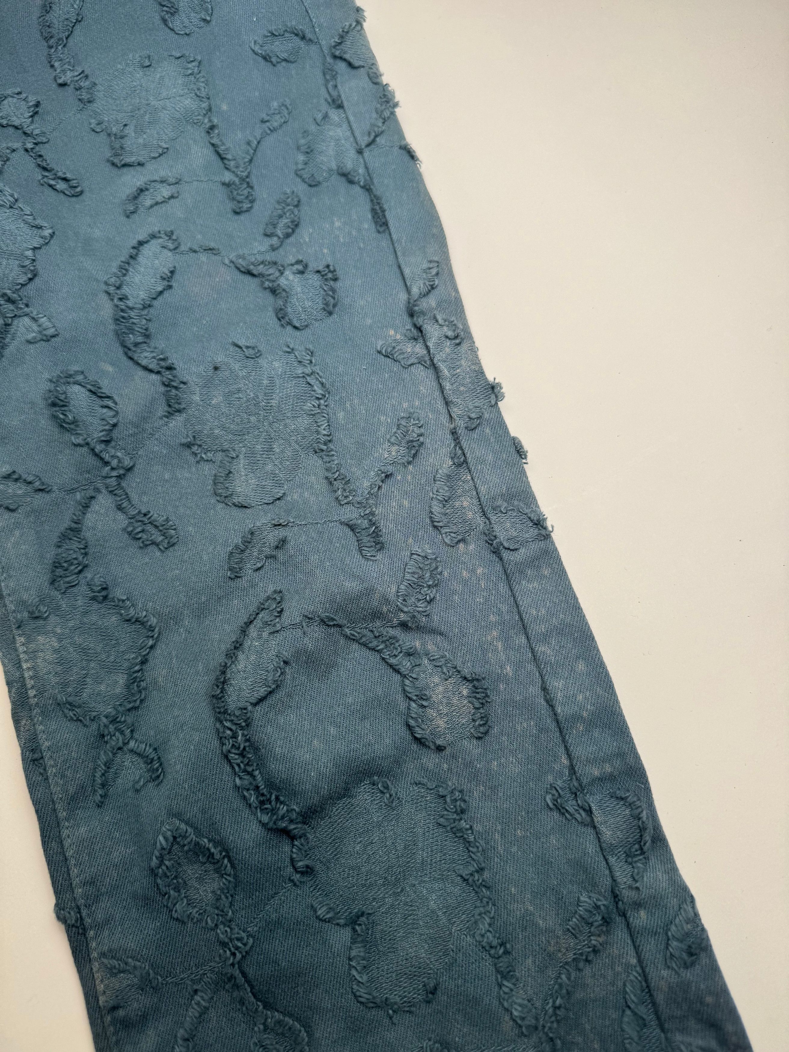 Vivienne Westwood Vintage Abstract 3/4 Pants Navy M Size 27" / US 4 / IT 40 - 3 Thumbnail