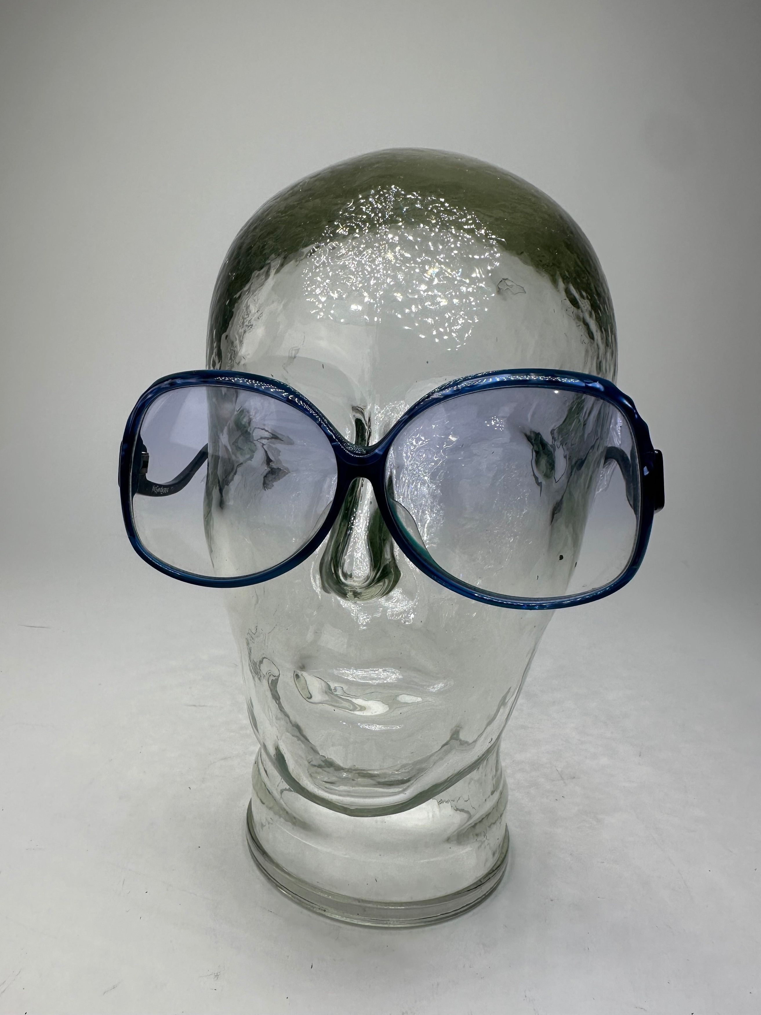 Other Vintage Yves Saint Laurent Overd Sunglasses Blue Size ONE SIZE - 3 Thumbnail