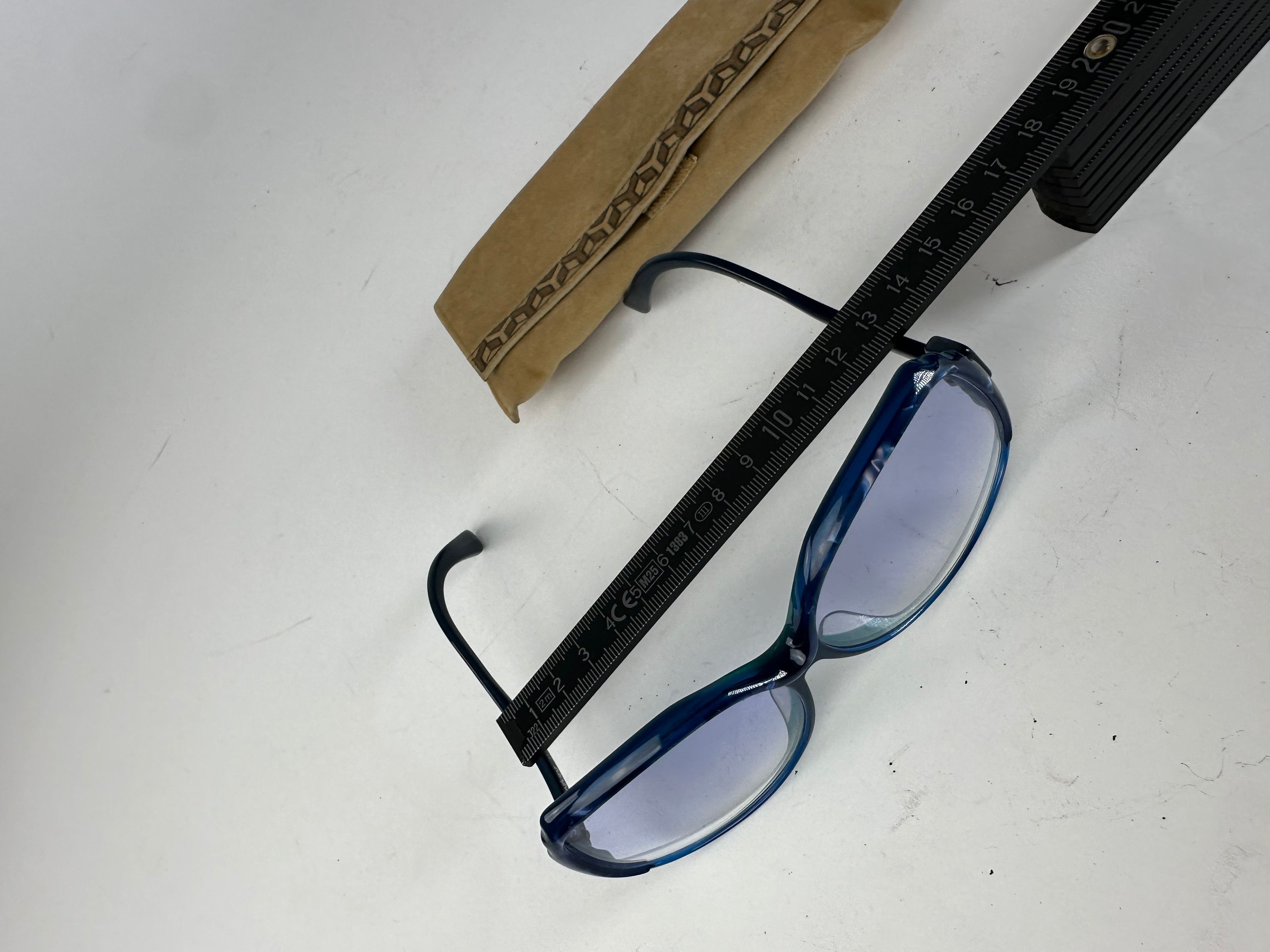Other Vintage Yves Saint Laurent Overd Sunglasses Blue Size ONE SIZE - 8 Thumbnail