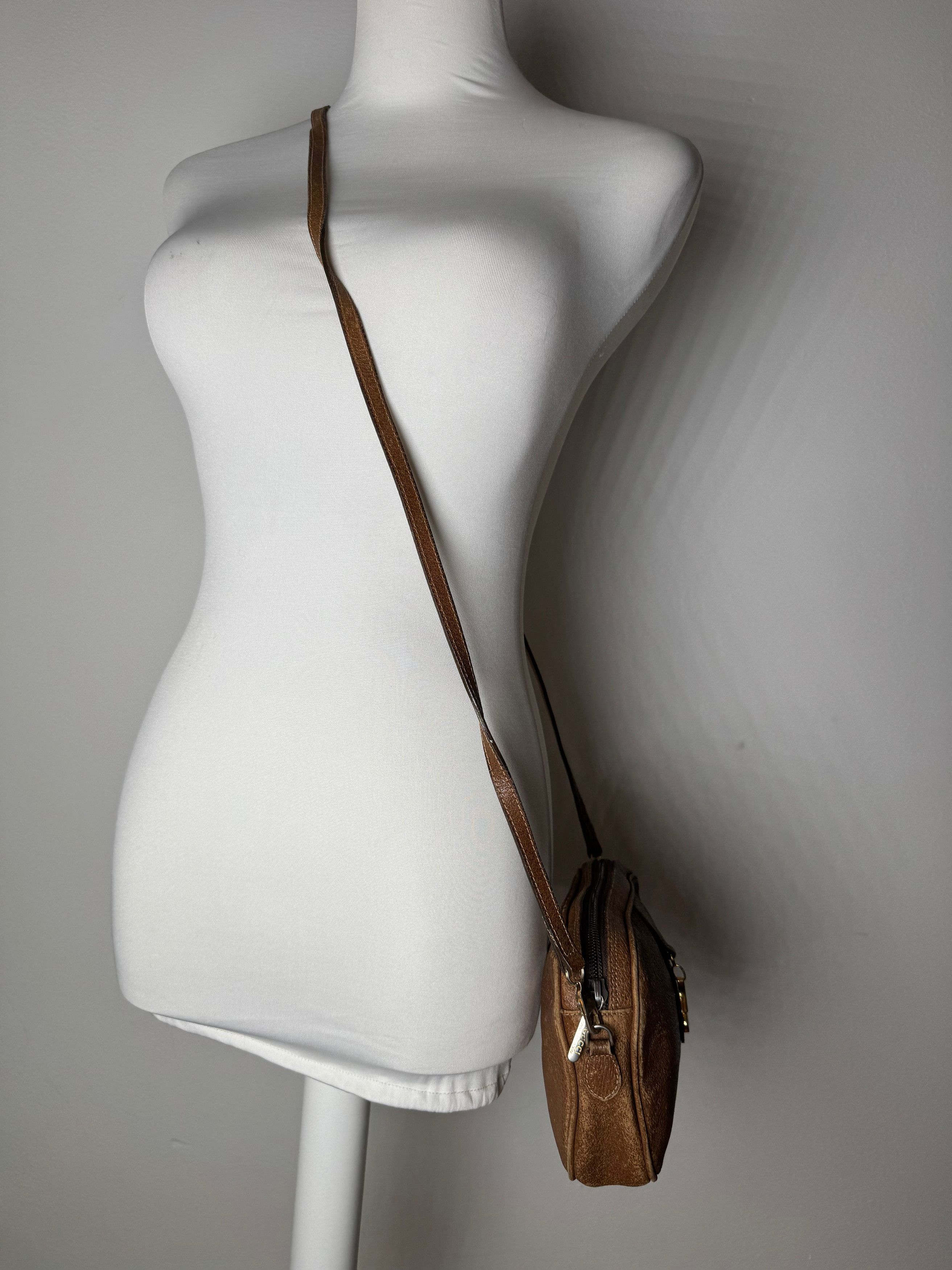 Gucci Vintage Leather Shoulder Bag Brown Size ONE SIZE - 6 Thumbnail