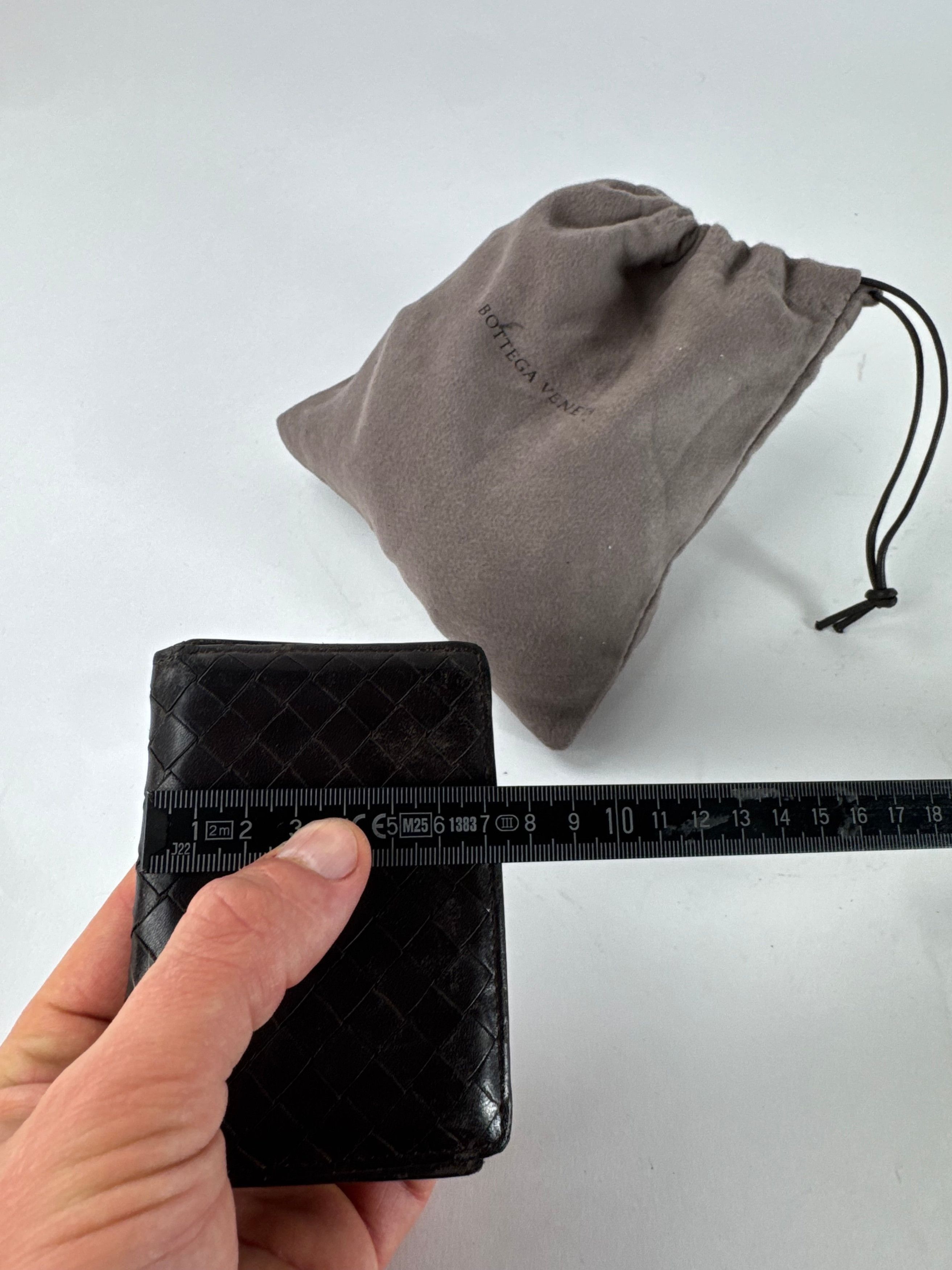 Bottega Veneta Vintage Intrecciato Leather Card Holder Brown Size ONE SIZE - 11 Thumbnail