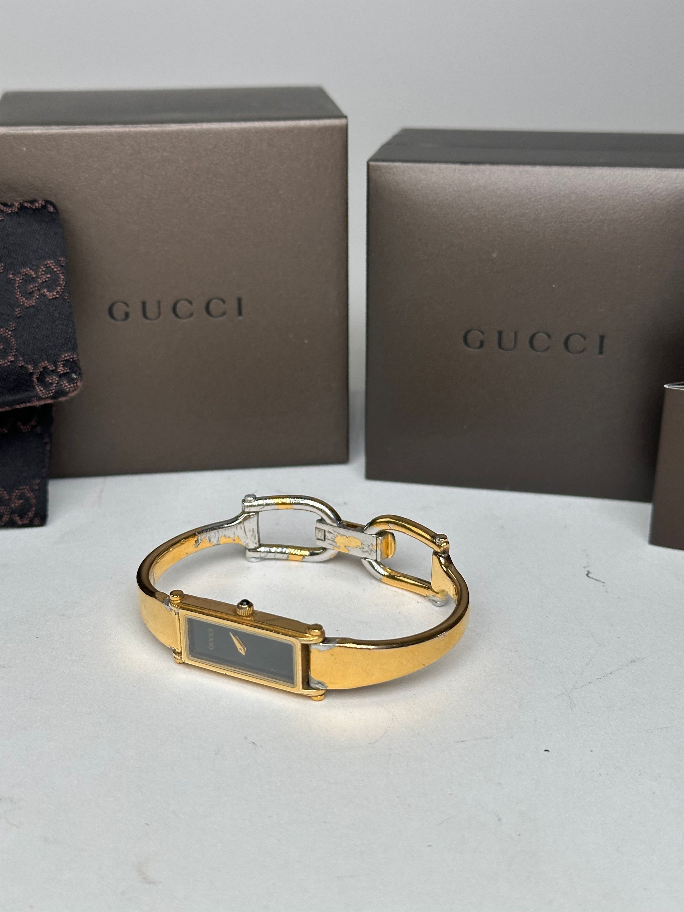 Gucci Vintage Horsebit Watch Golden Size ONE SIZE - 3 Thumbnail