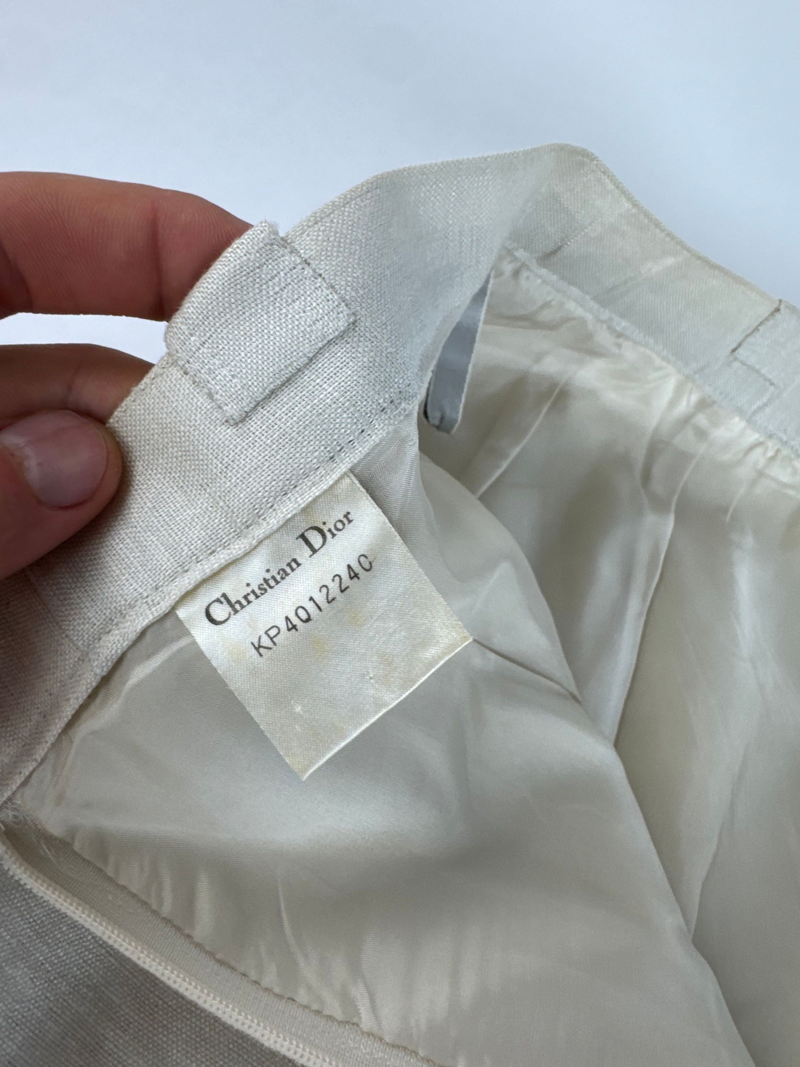 Dior Vintage Twin Set White Brown M/L Size S / US 4 / IT 40 - 14 Thumbnail