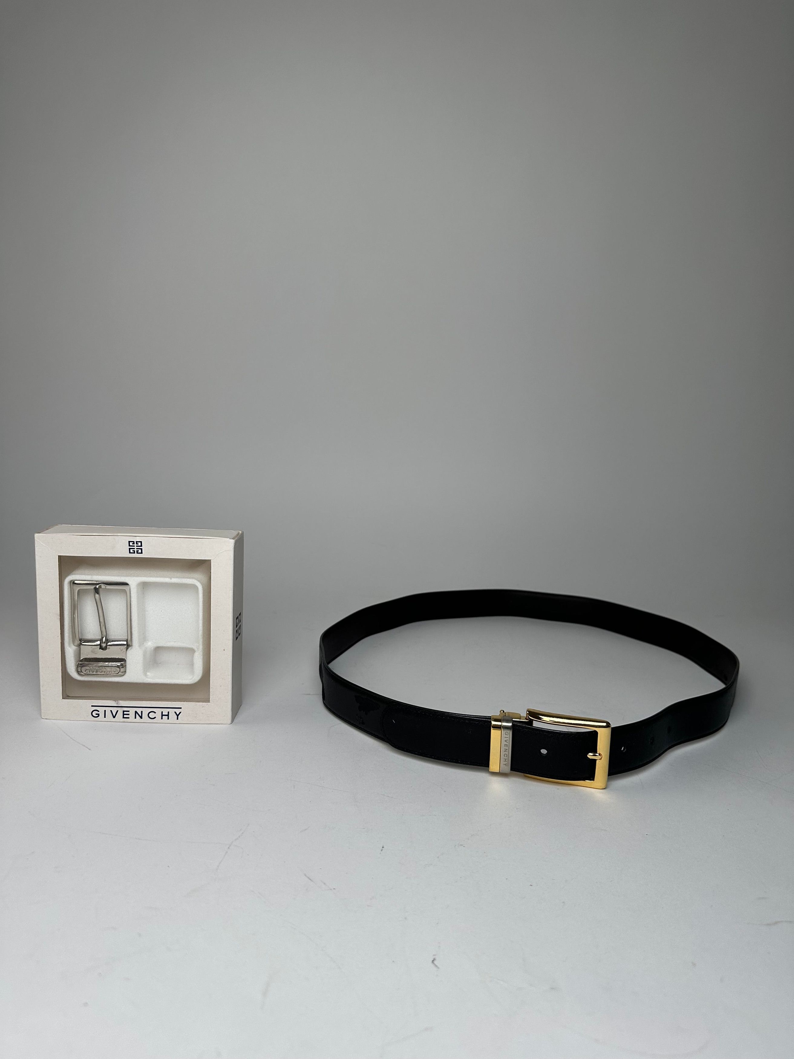 Givenchy Leather Belt Set Black New Size ONE SIZE - 3 Thumbnail