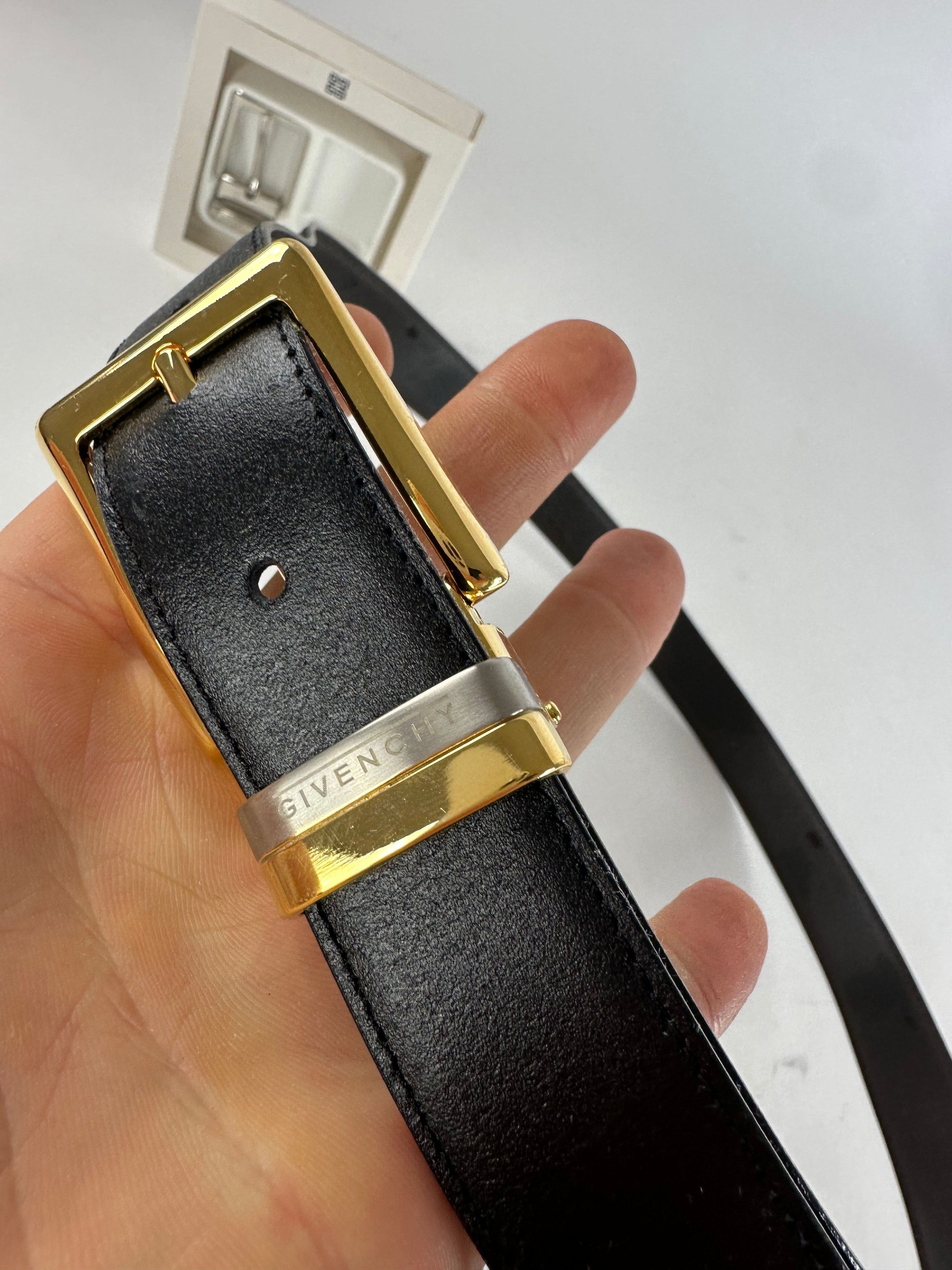 Givenchy Leather Belt Set Black New Size ONE SIZE - 7 Thumbnail