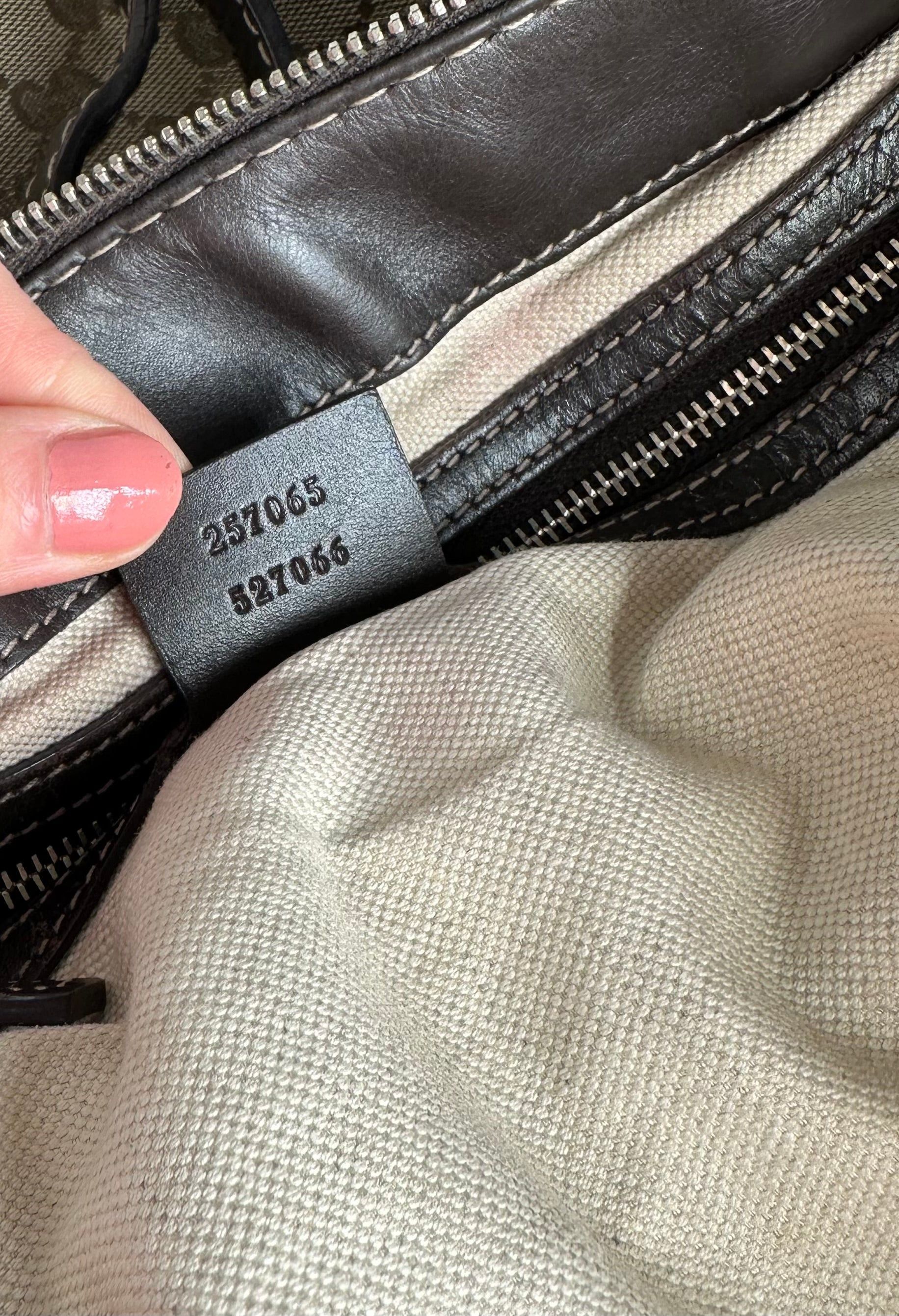 Gucci Vintage Monogram Shoulder / Crossbody Bag Beige Brown Size ONE SIZE - 6 Thumbnail