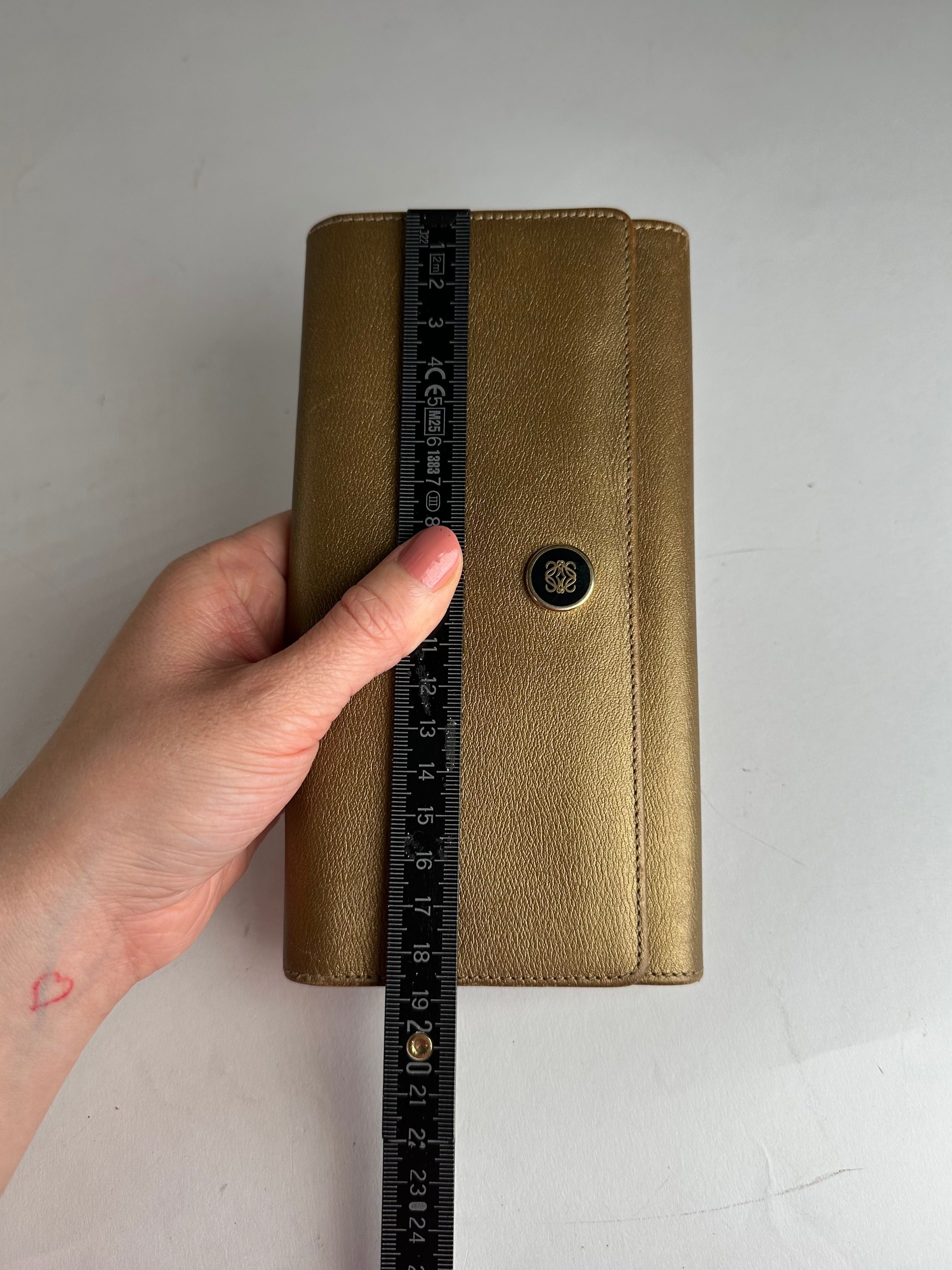 Loewe Vintage Madrid Leather Long Wallet Golden Size ONE SIZE - 8 Thumbnail