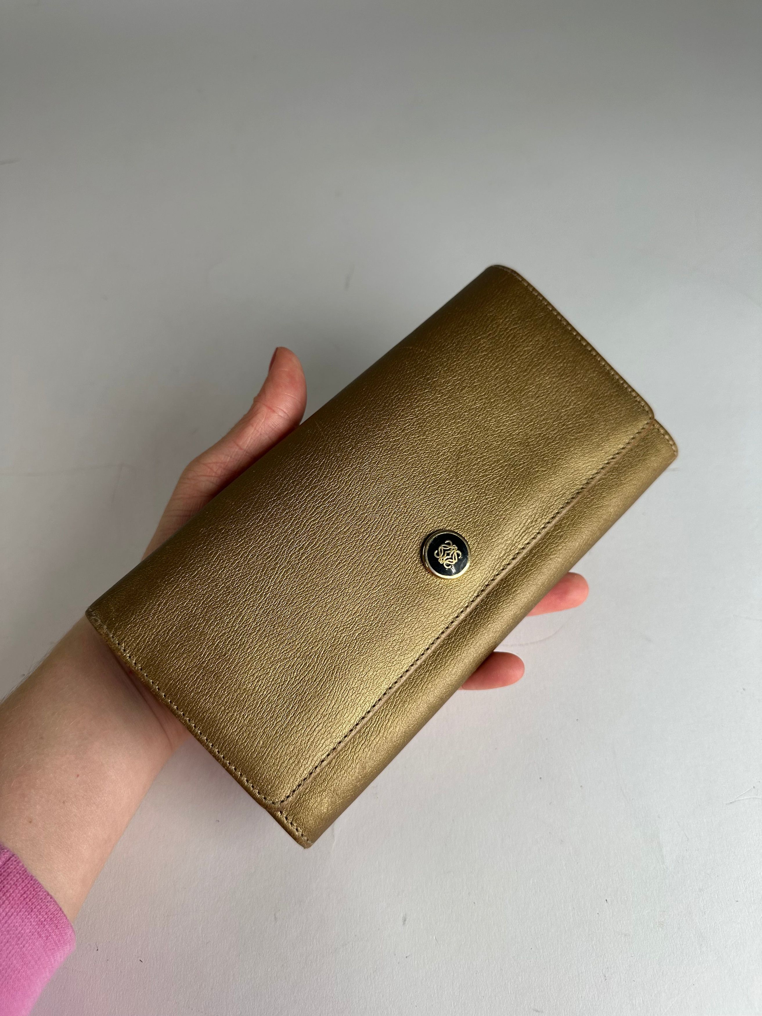 Loewe Vintage Madrid Leather Long Wallet Golden Size ONE SIZE - 6 Thumbnail