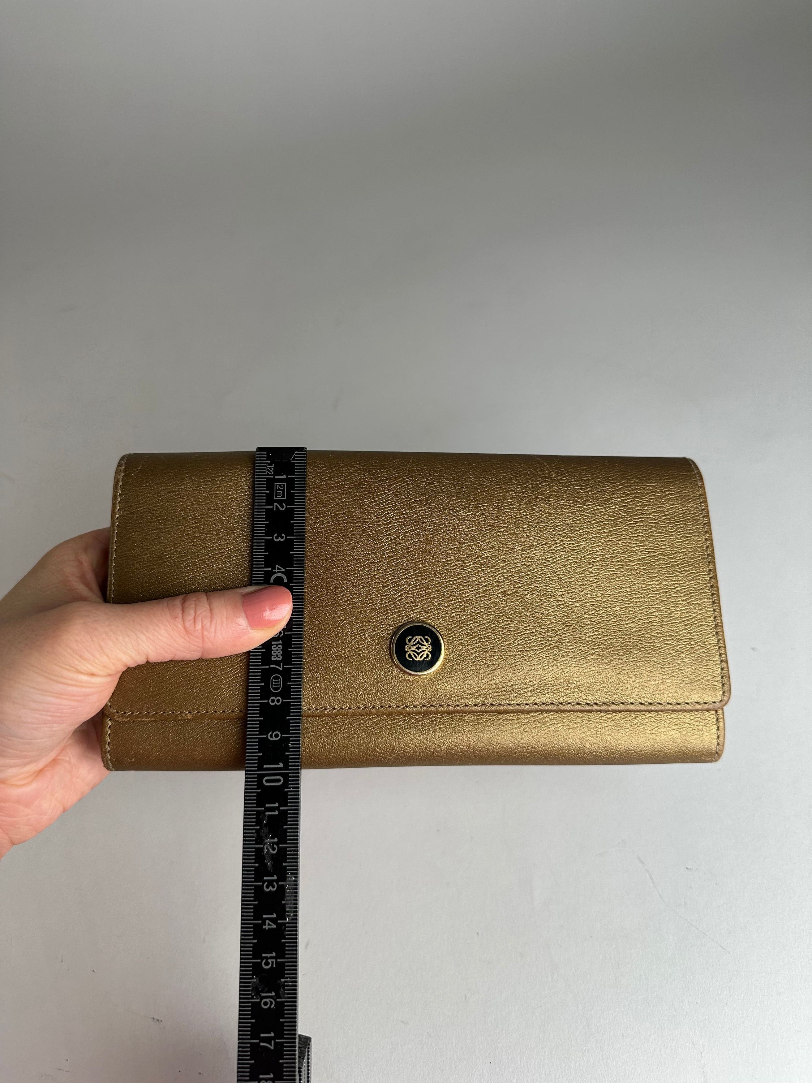 Loewe Vintage Madrid Leather Long Wallet Golden Size ONE SIZE - 7 Thumbnail