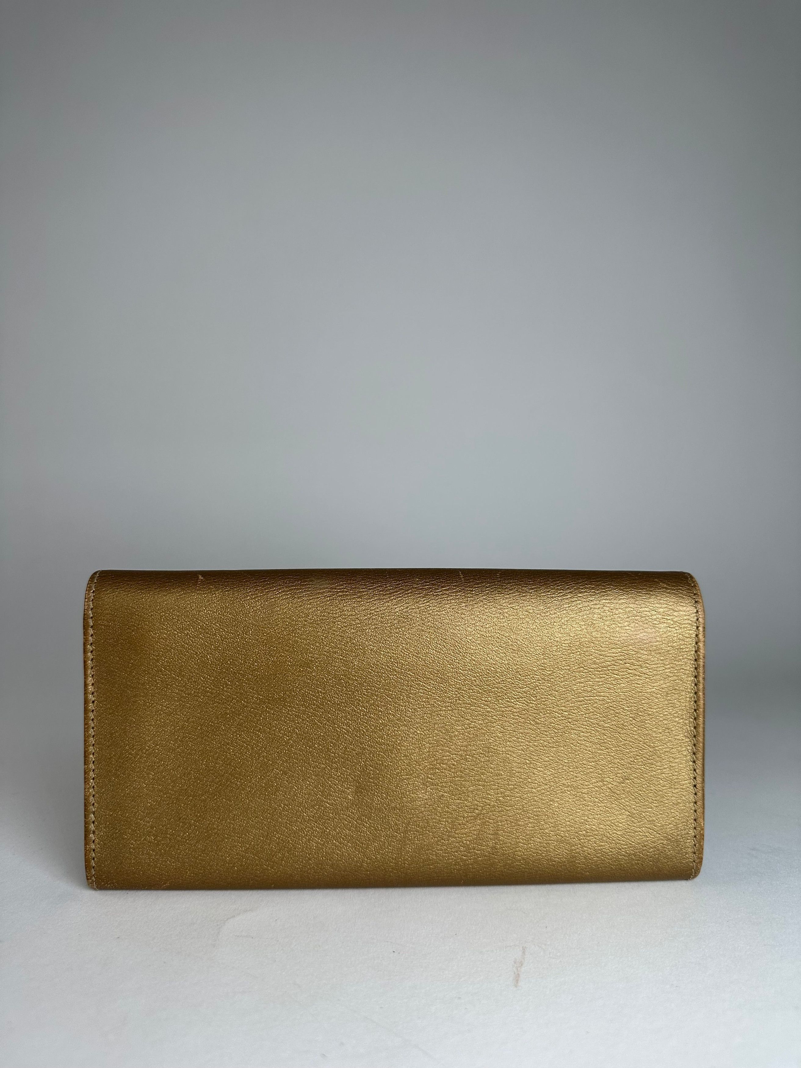Loewe Vintage Madrid Leather Long Wallet Golden Size ONE SIZE - 10 Thumbnail