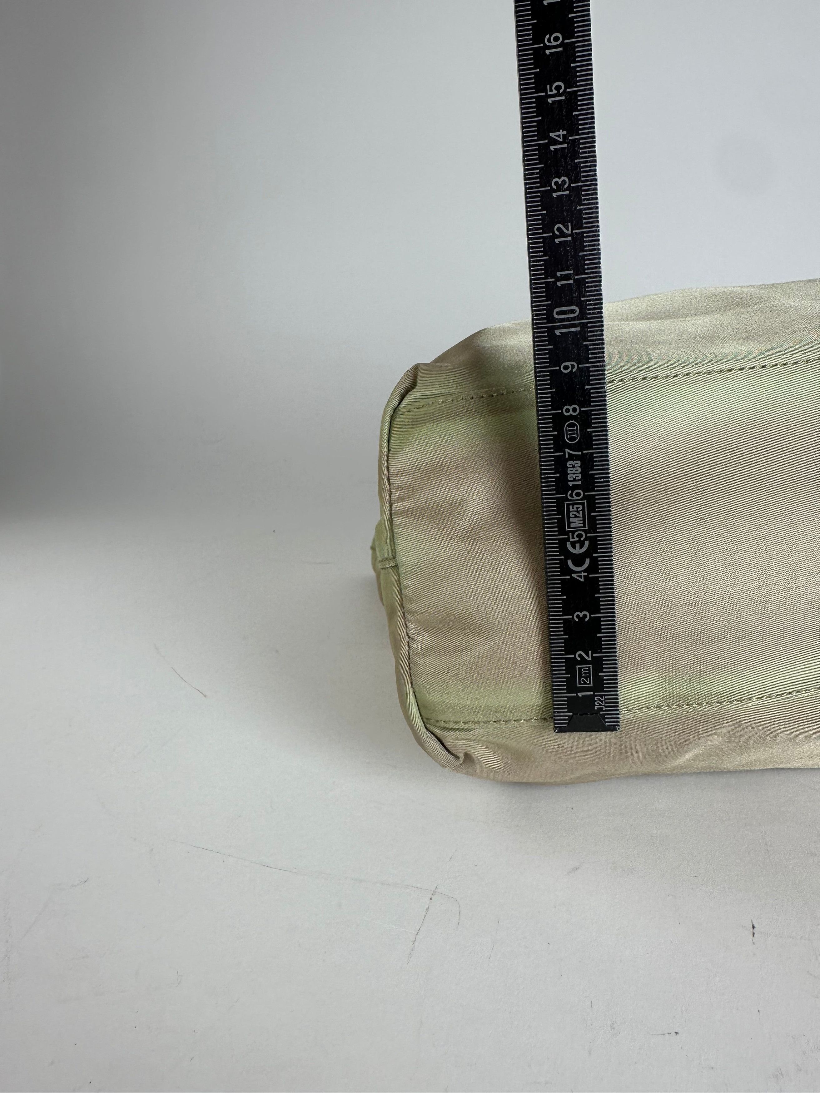 Prada Vintage Polyester Handbag Grey Size ONE SIZE - 11 Thumbnail