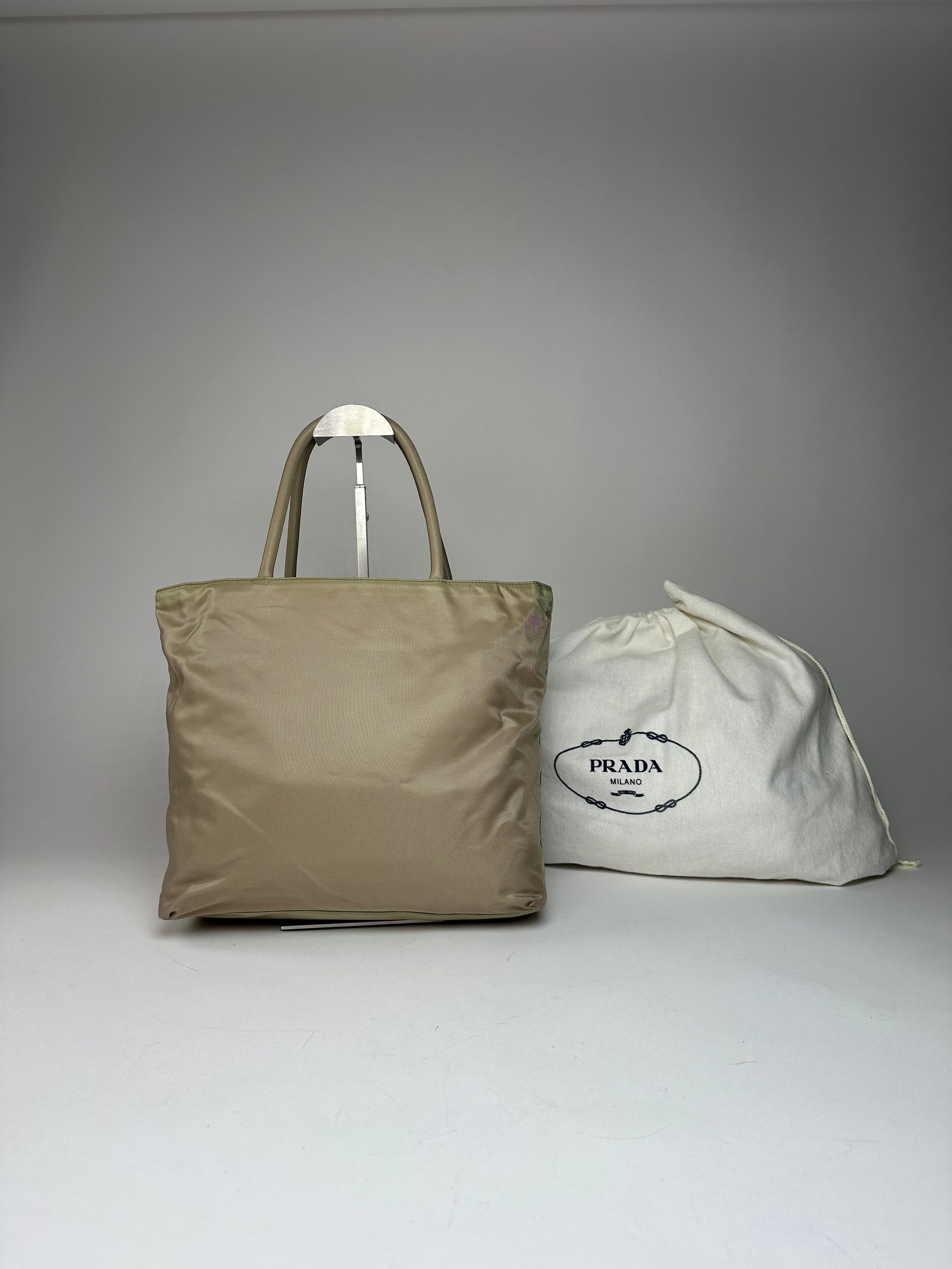 Prada Vintage Polyester Handbag Grey Size ONE SIZE - 2 Thumbnail