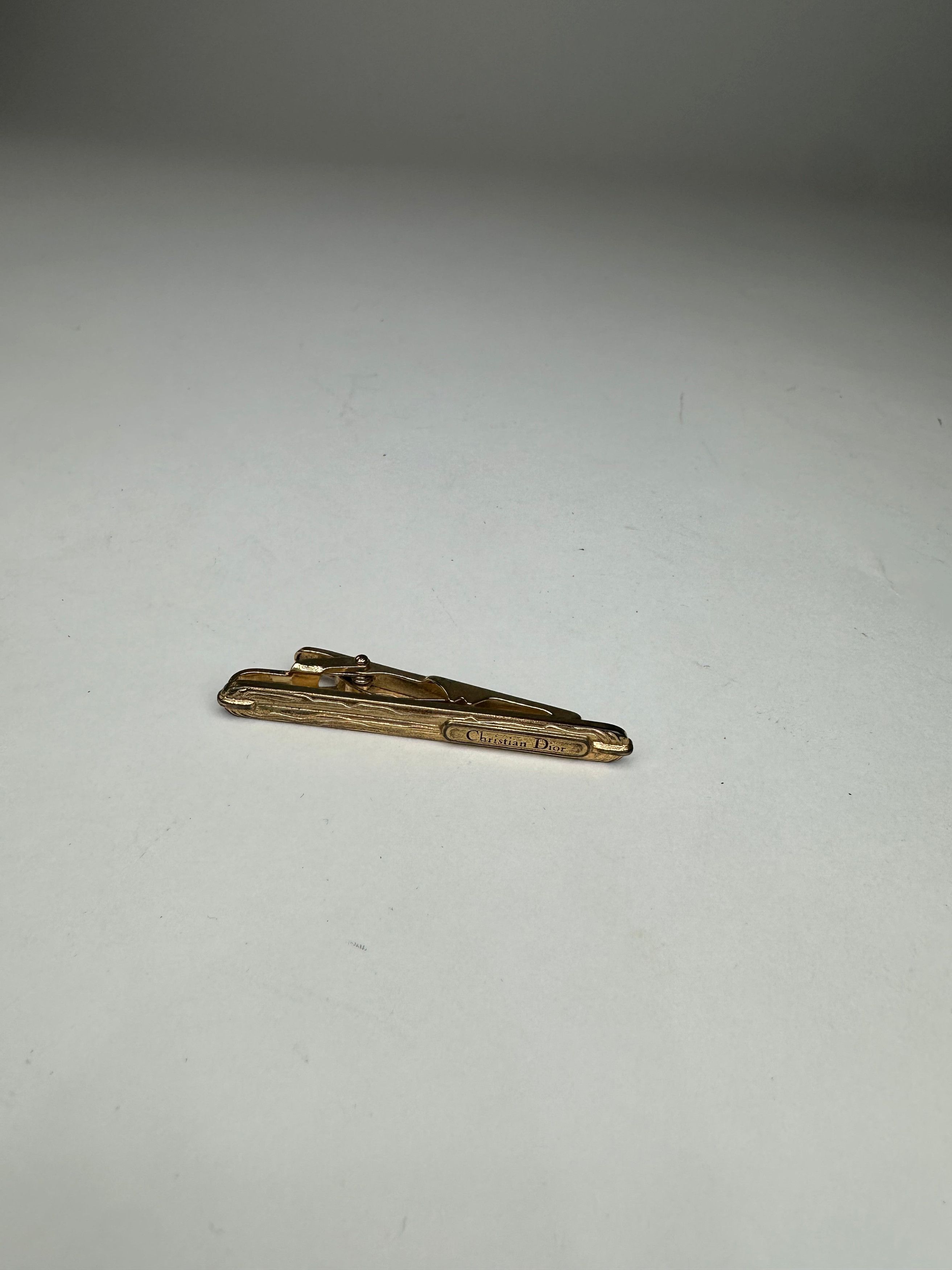 Dior Vintage Tie/Money Clamp Golden Size ONE SIZE - 6 Thumbnail