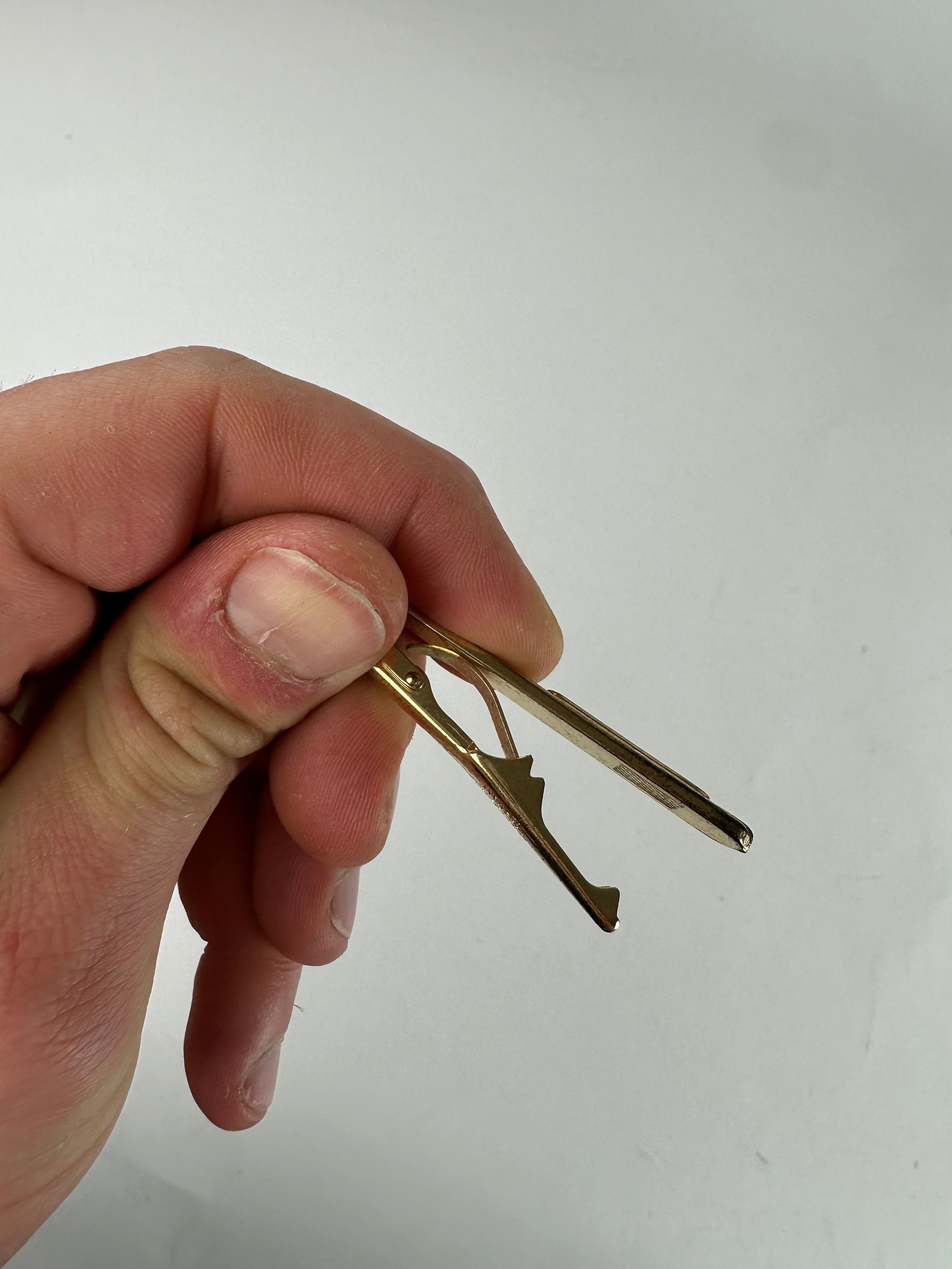 Dior Vintage Tie/Money Clamp Golden Size ONE SIZE - 5 Thumbnail