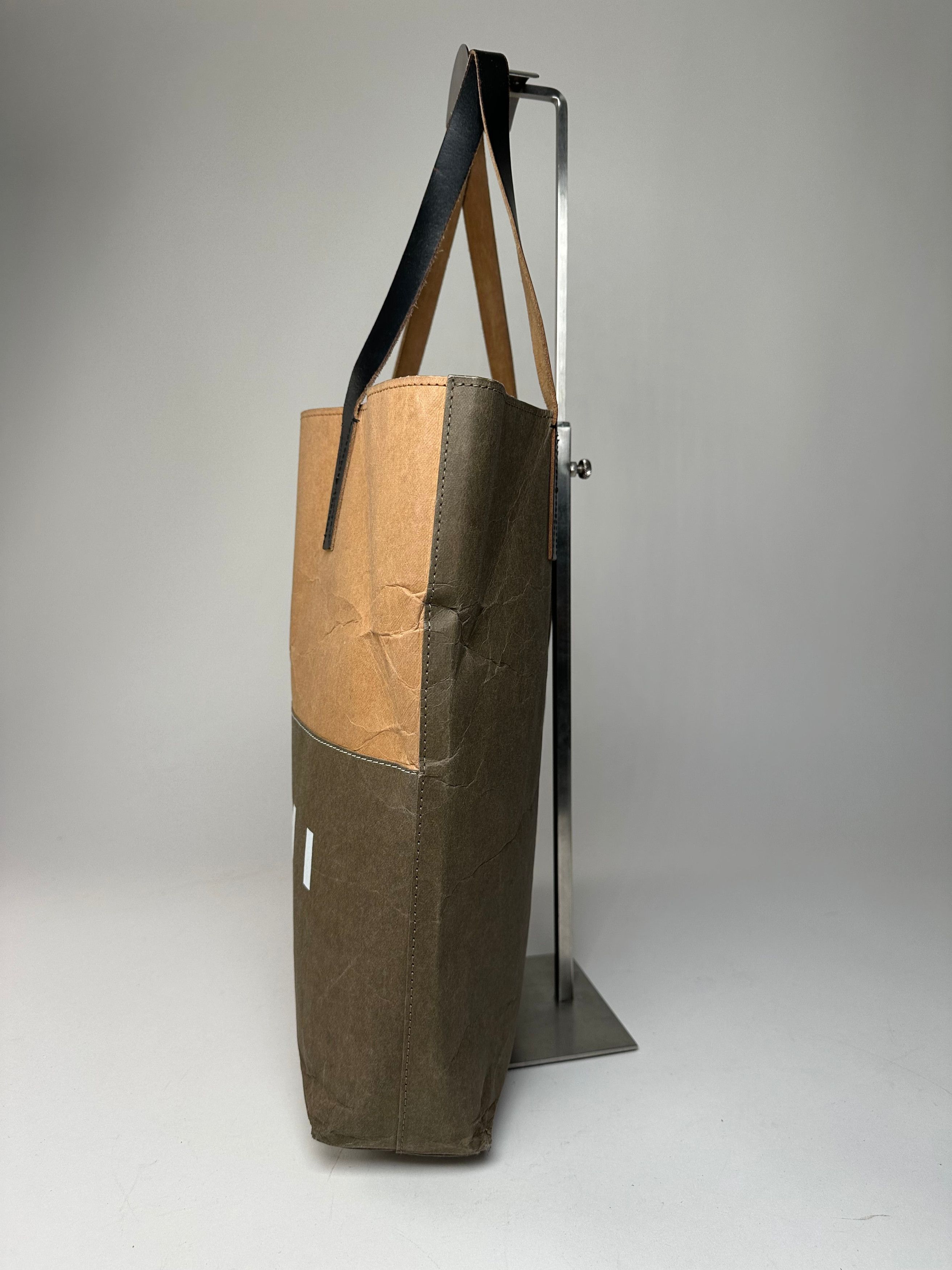 Marni Vintage Vegan Leather Tote Bag Brown Green Black Size ONE SIZE - 7 Thumbnail