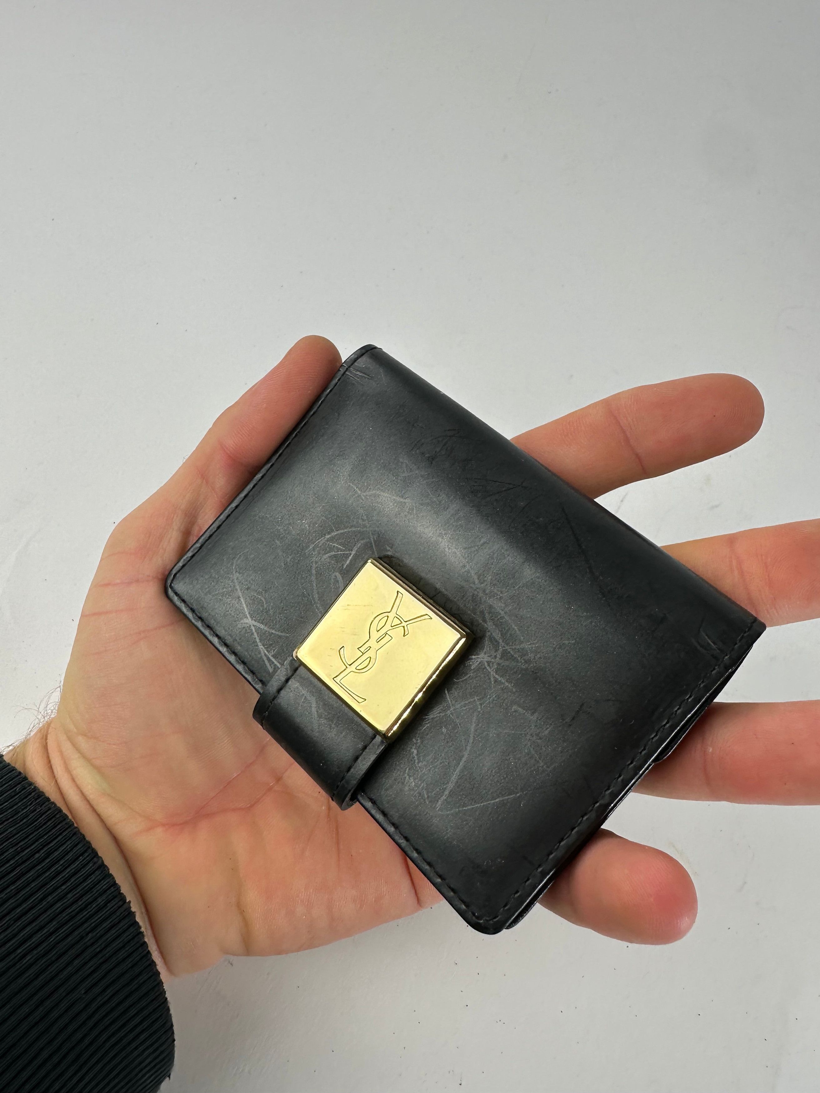 Other Vintage Yves Saint Laurent Patent Leather Card Holder / Wall Size ONE SIZE - 3 Thumbnail