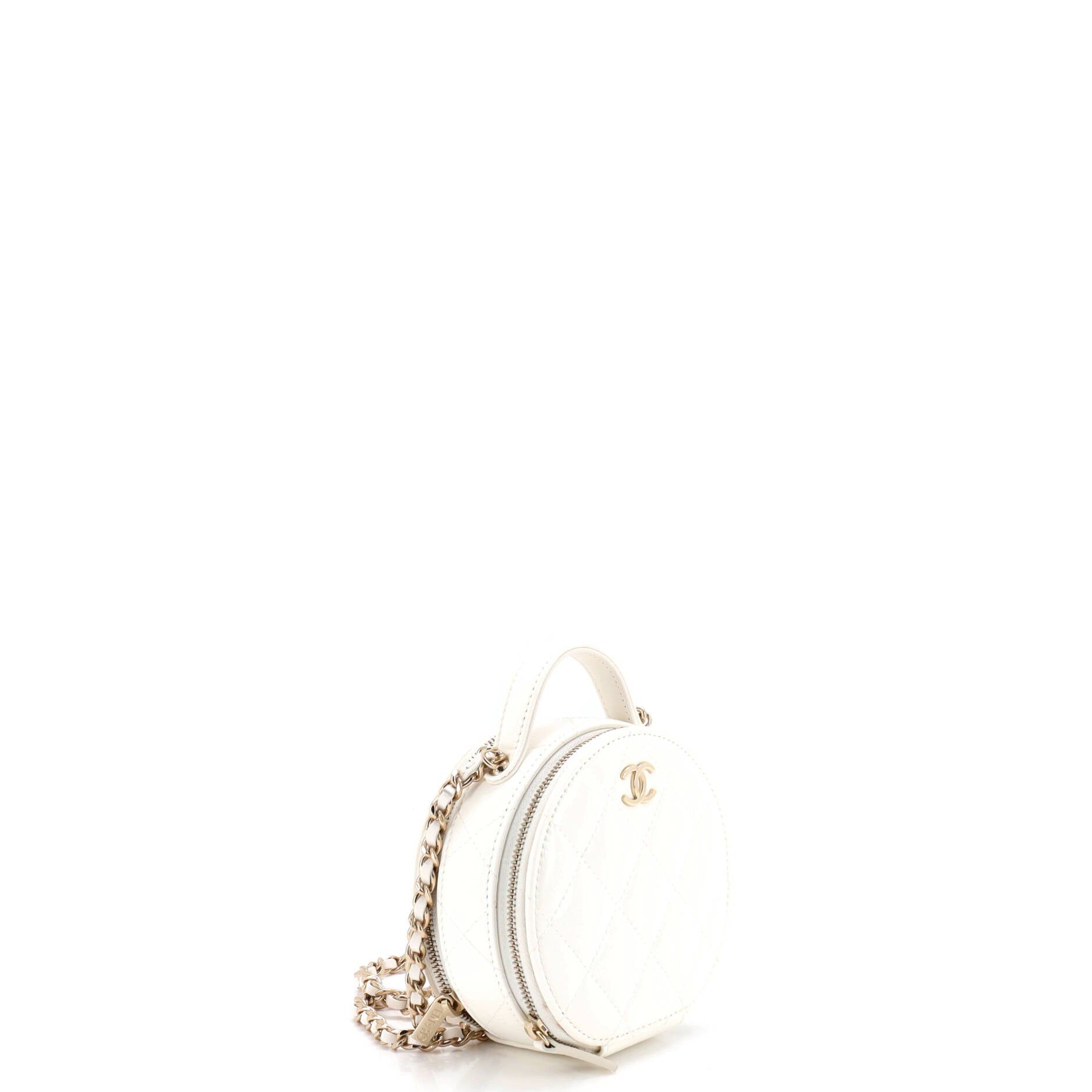 Chanel Handle with Care Round Vanity Case with Chain Size ONE SIZE - 2 Thumbnail