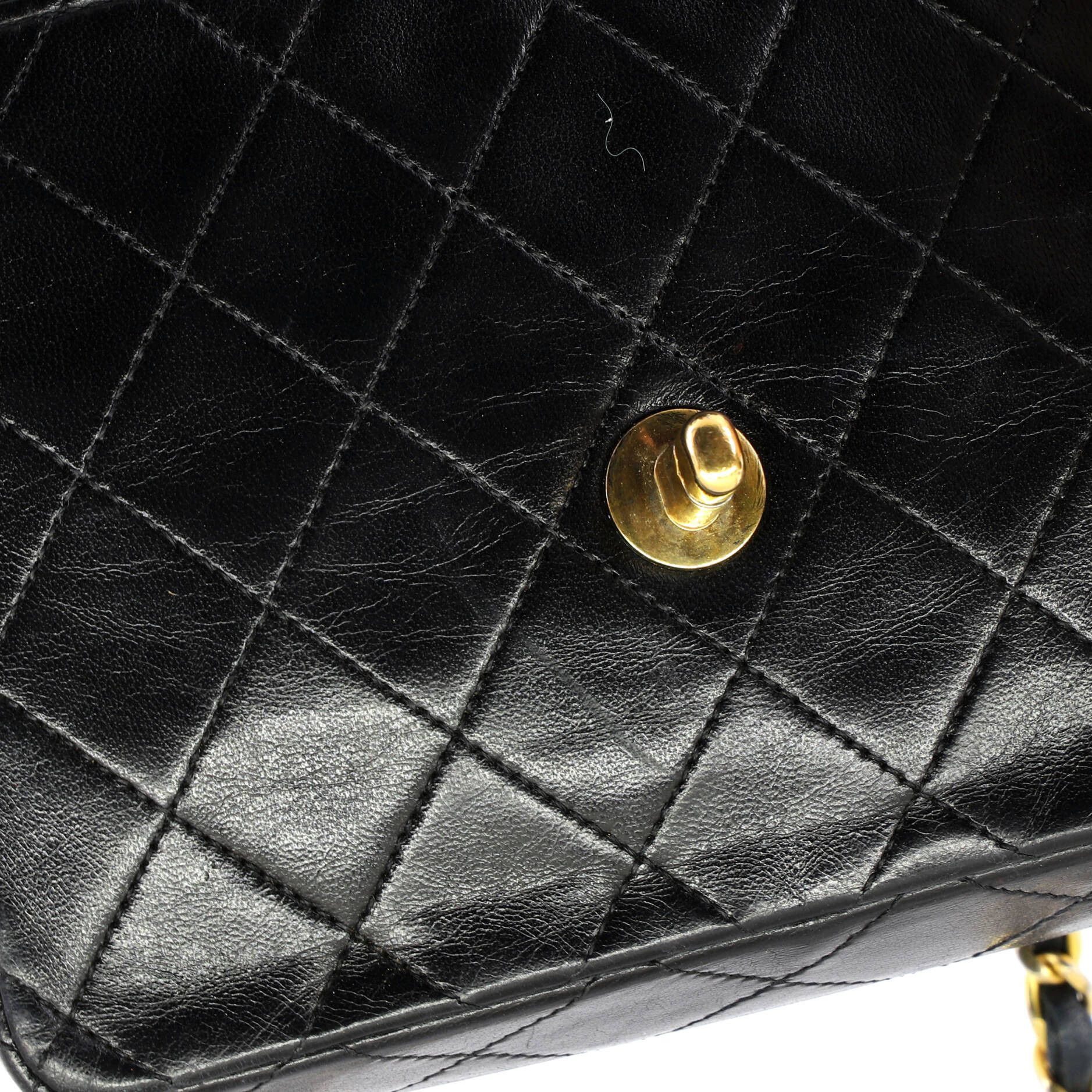 Chanel Vintage Square Classic Single Flap Bag Size ONE SIZE - 7 Thumbnail