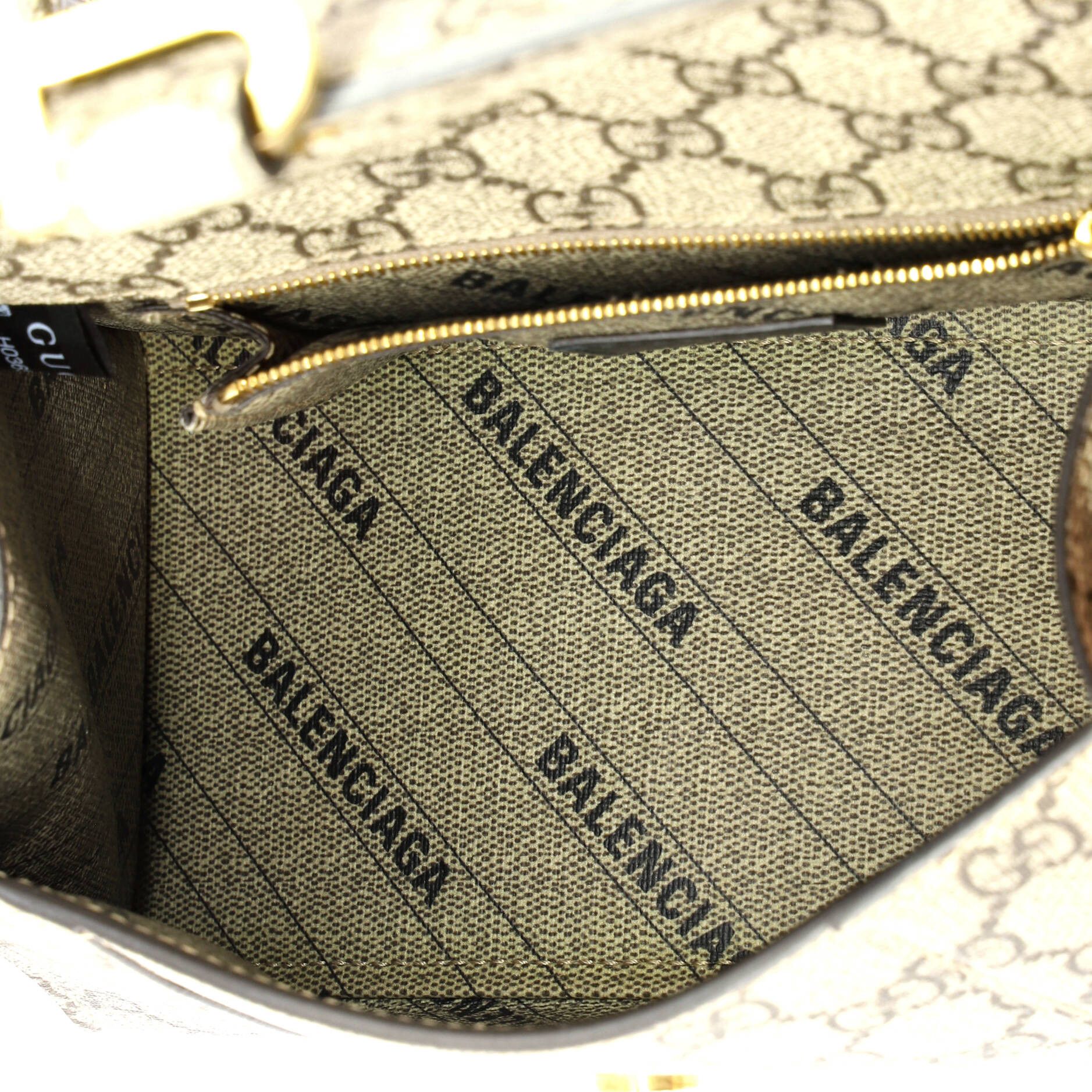 Gucci x Balenciaga The Hacker Project Hourglass Top Handle Bag Size ONE SIZE - 5 Thumbnail
