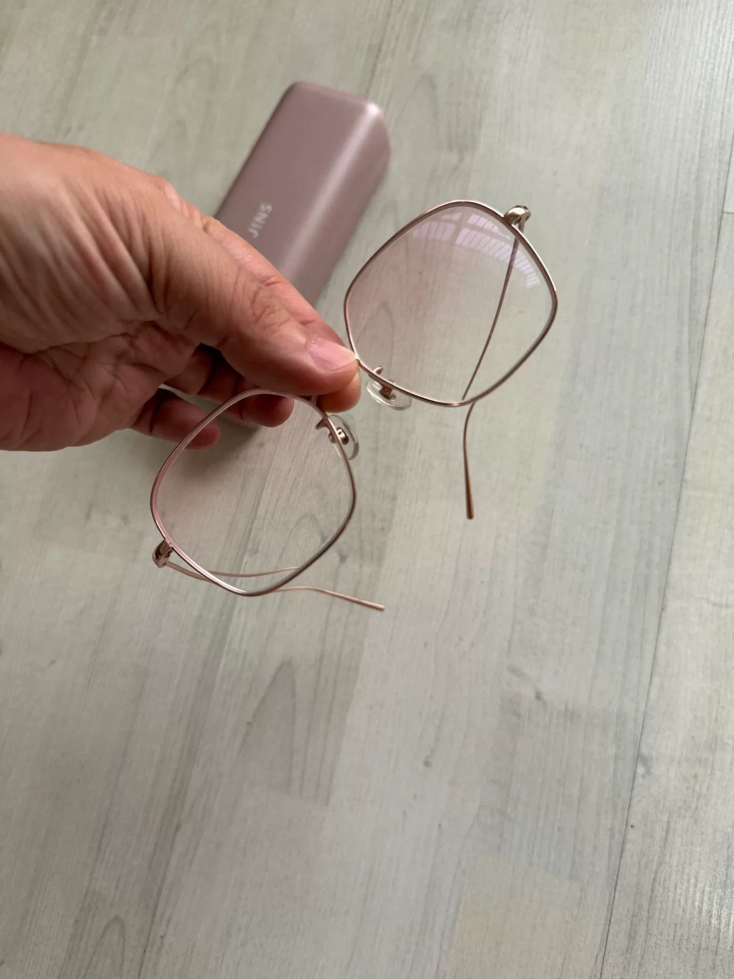 JINS JINS Titanium Retro Lightweight Glasses Size ONE SIZE - 6 Thumbnail