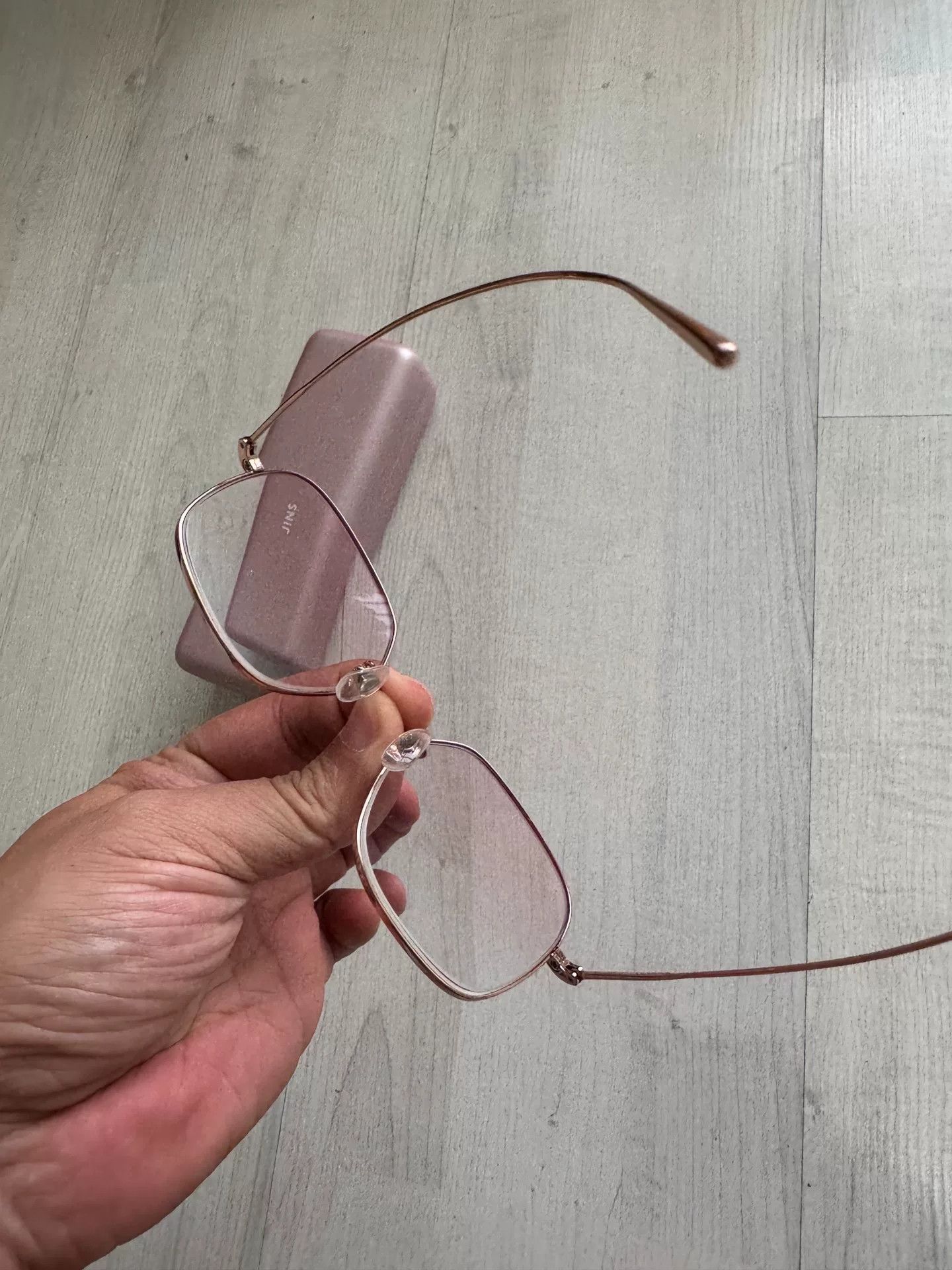 JINS JINS Titanium Retro Lightweight Glasses Size ONE SIZE - 4 Thumbnail