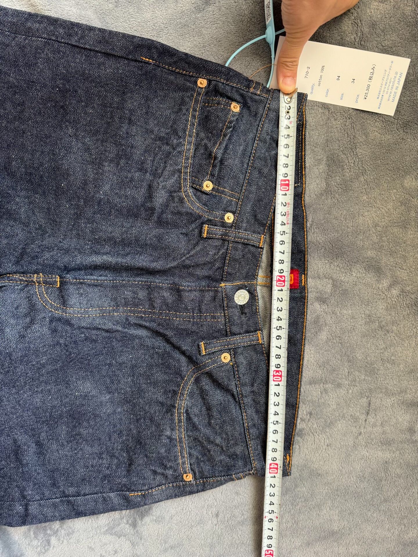 RESOLUTE RESOLUTE 710 Retro Slim Straight Jeans Size US 34 / EU 50 - 3 Thumbnail