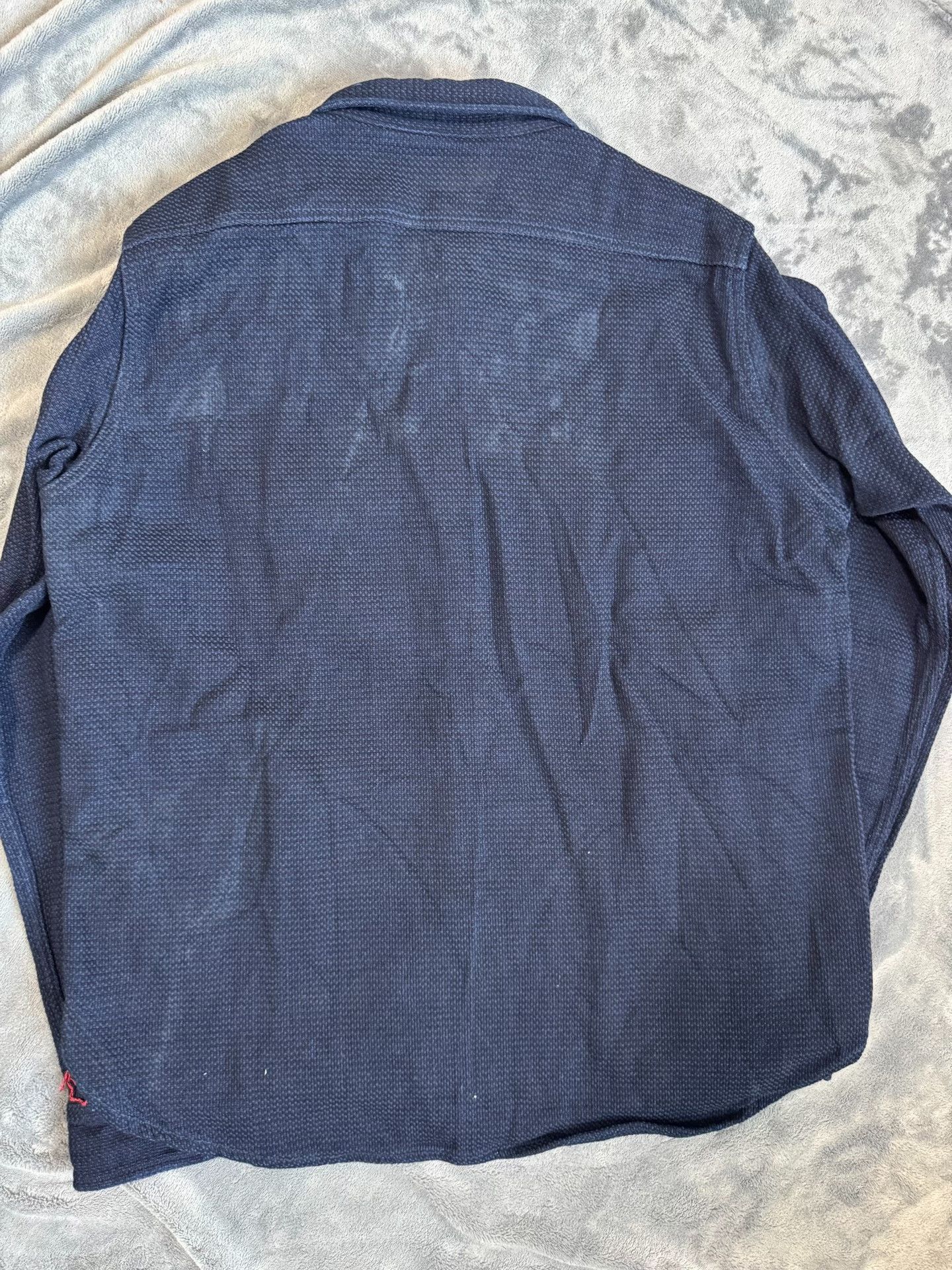 Iron Heart IRON HEART 12oz Sashiko Work Shirt Size US XL / EU 56 / 4 - 9 Thumbnail