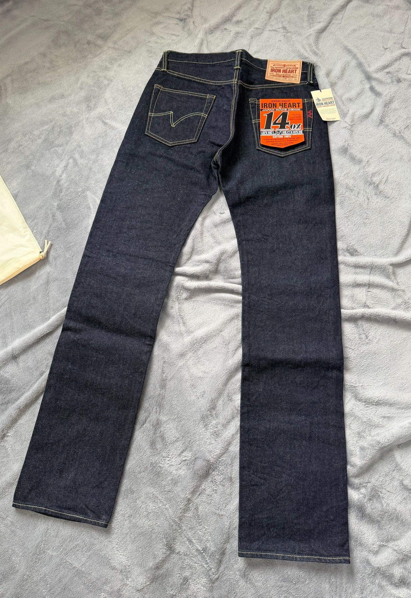 Iron Heart IRON HEART 666S Raw Denim Jeans Size US 33 - 6 Thumbnail