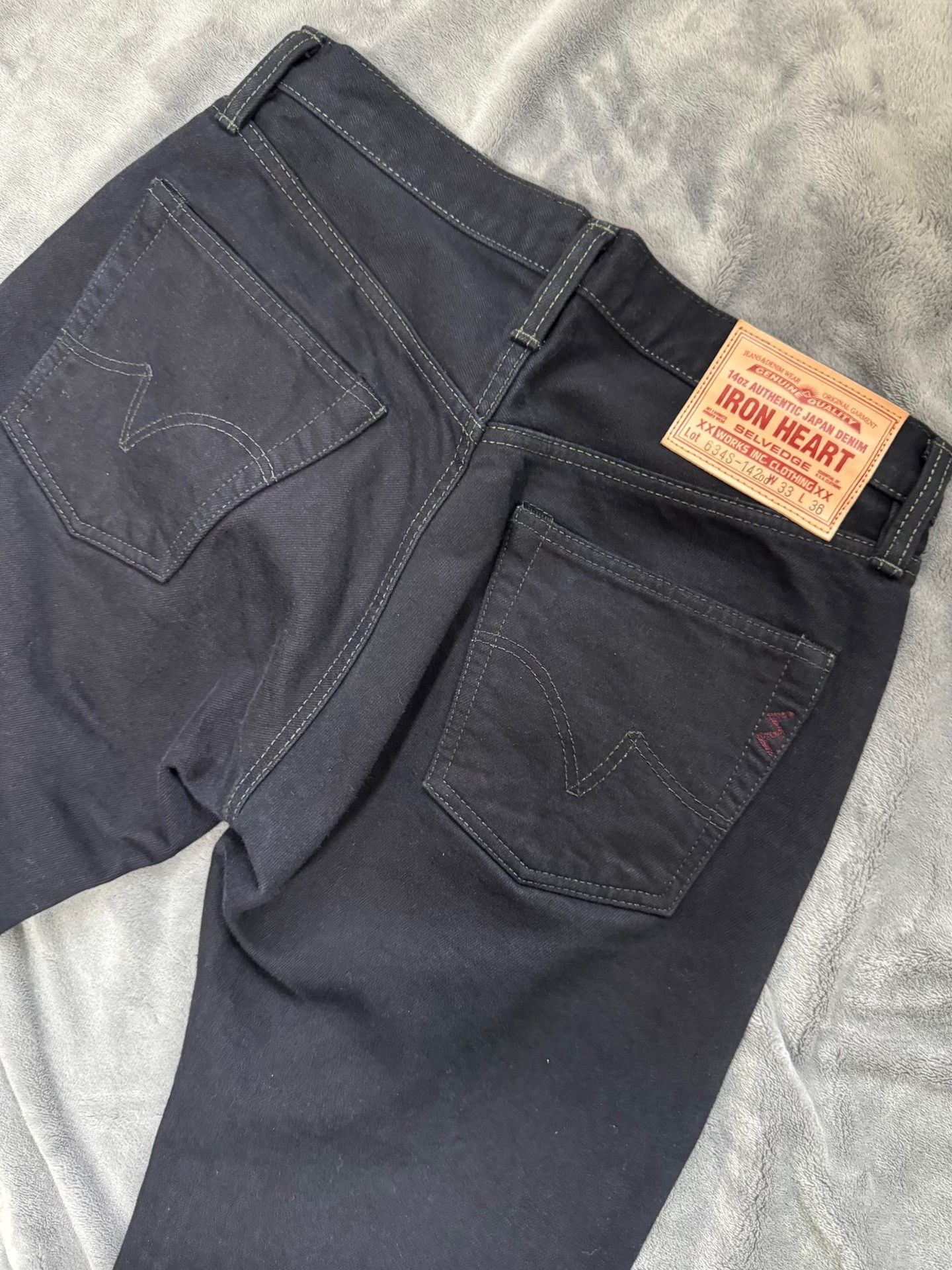 Iron Heart IRON HEART 634S-142od Denim Jeans Size US 33 - 5 Thumbnail