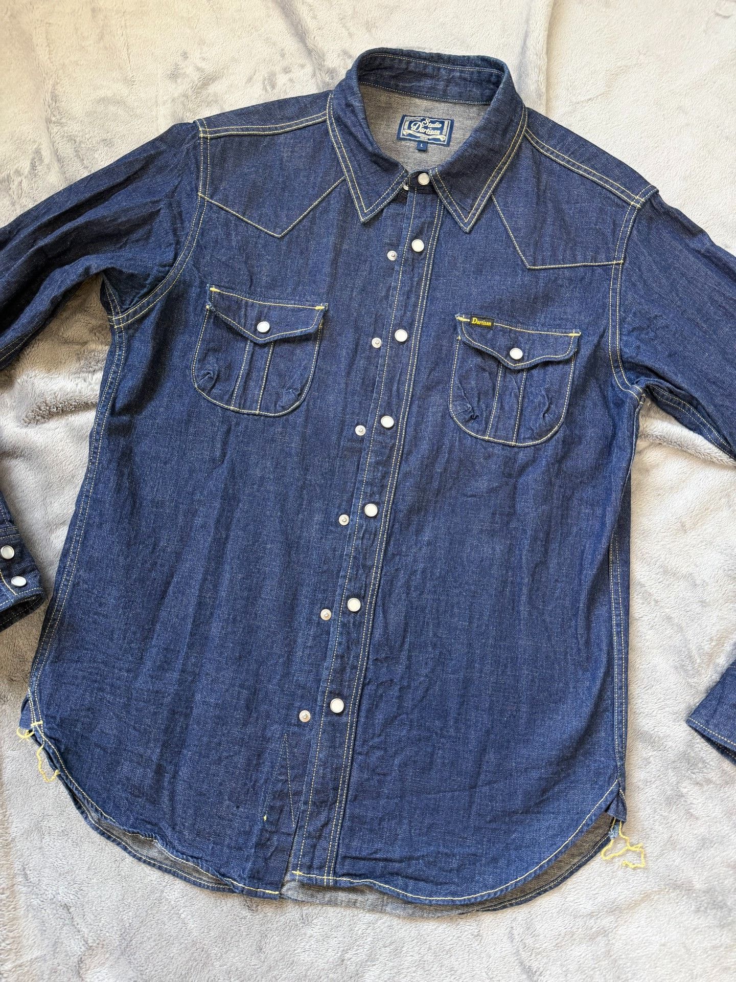 Studio D'Artisan Studio Dartisan Pig Denim Shirt Size US L / EU 52-54 / 3 - 2 Thumbnail