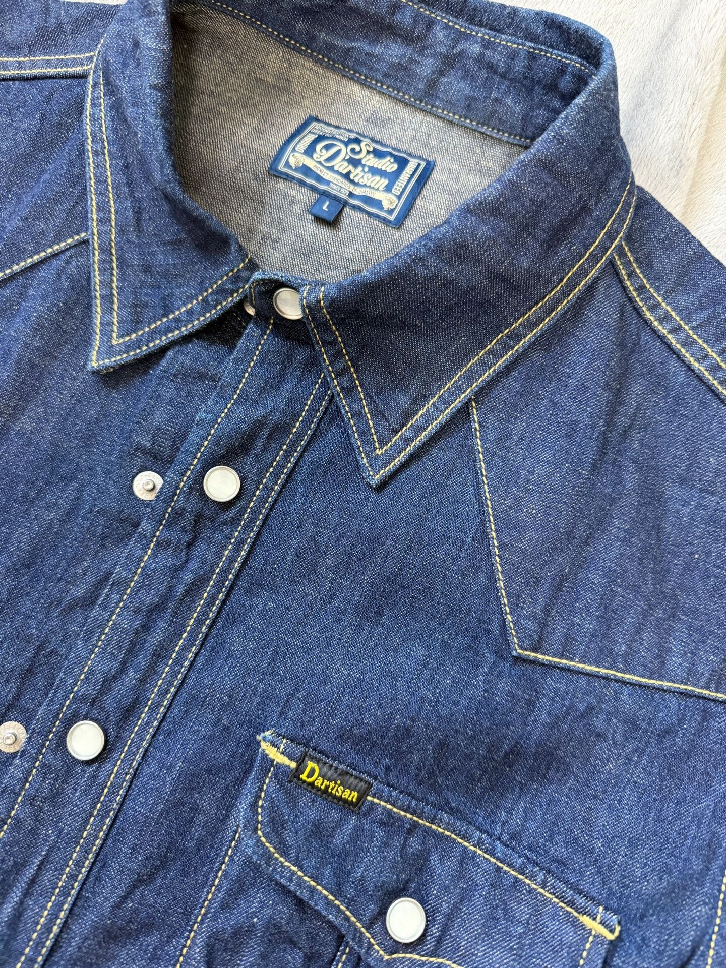 Studio D'Artisan Studio Dartisan Pig Denim Shirt Size US L / EU 52-54 / 3 - 3 Thumbnail