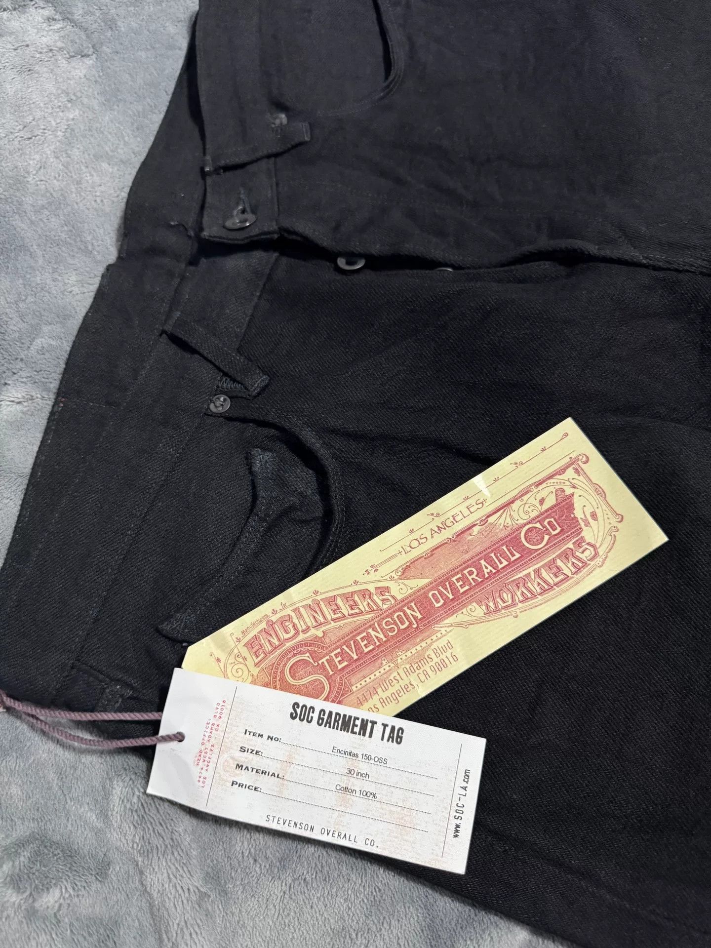 Stevenson Overall Co. STEVENSON OVERALL 150-OSS Relaxed Straight Jeans Size US 30 / EU 46 - 9 Thumbnail